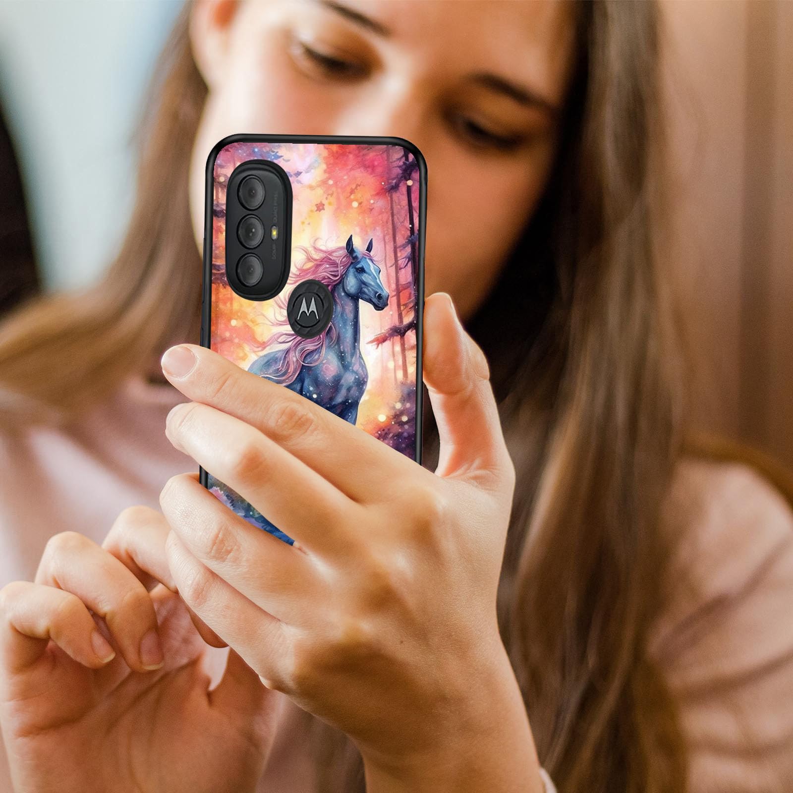 Dsrgrgfdj Designed For Motorola Moto G Play 2023/G Power 2022/G Pure 2021 Case 6.5 Inch,Ultra-Thin Silicone Anti-Scratch And Sho