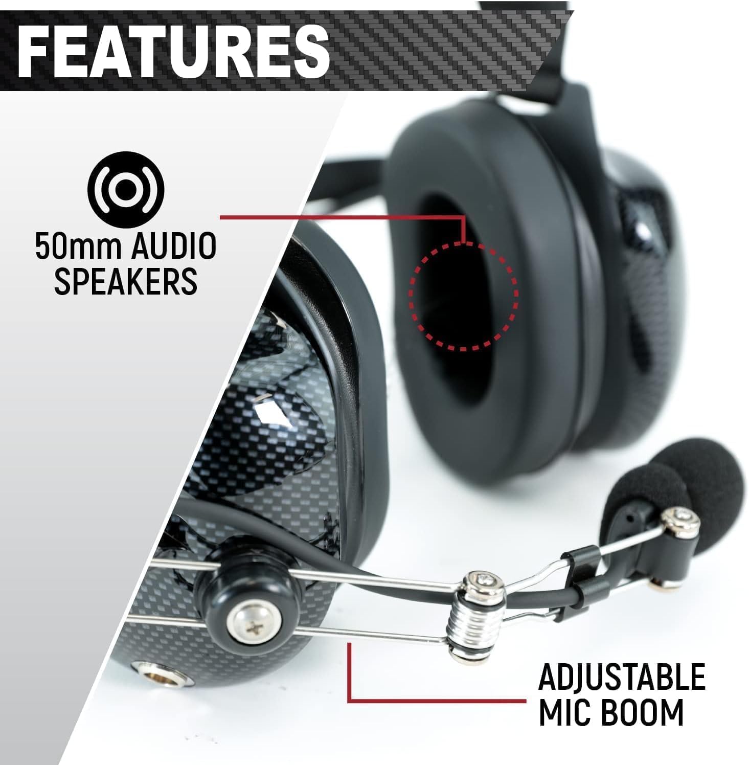 Rugged Radios H41 Behind The Head Headset For Racing Radios Industrial Electronics Features Noise Reduction Volume Control 5 Pin