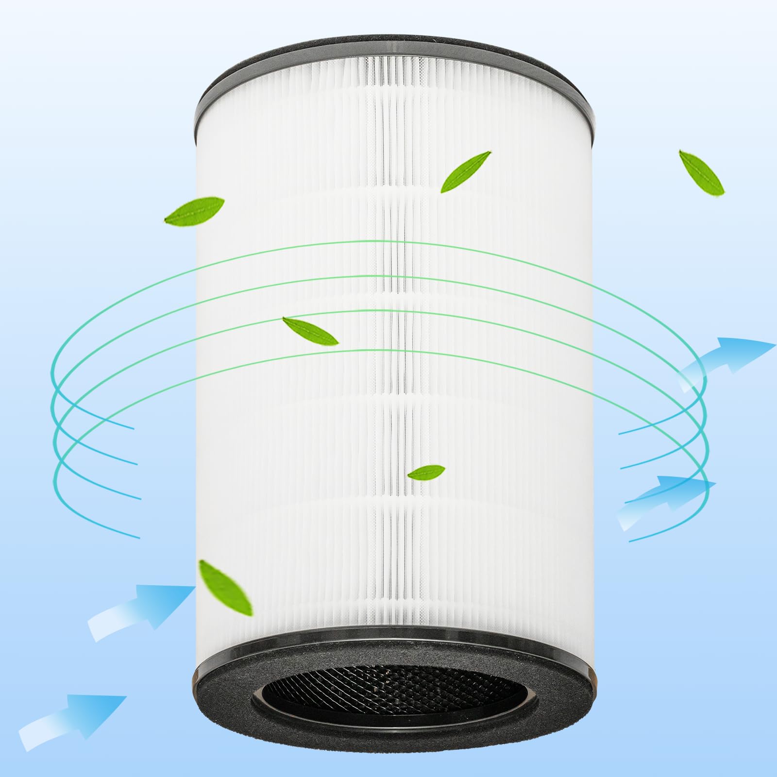 Wocase 2 Pack Ap T45 Ap 40Ft Filters Replacement,True Hepa Filter Compatible With Homedics Total Clean 5 In 1 Air Cleaner Purifi