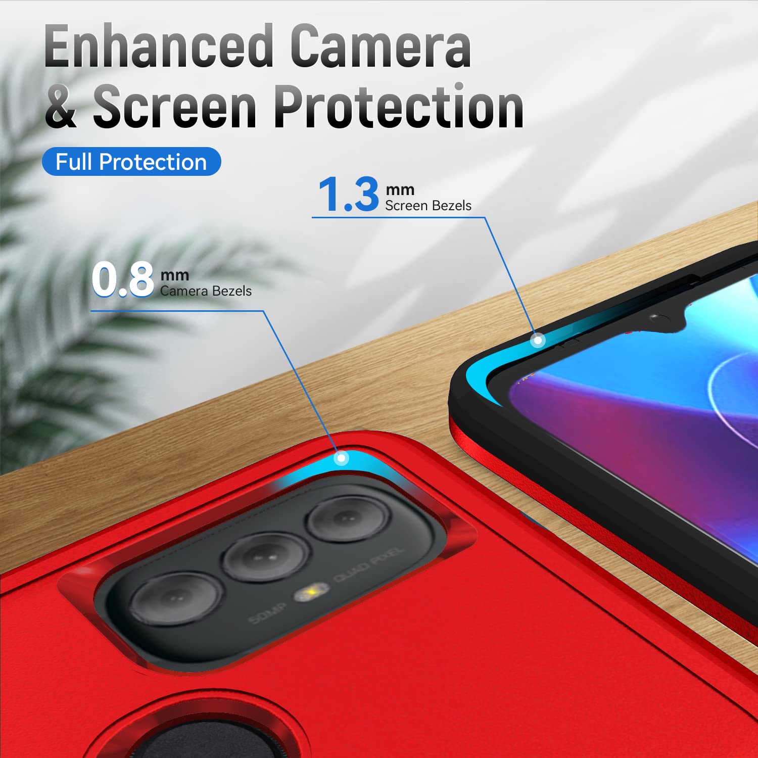 Kelong Case For Moto G Pure Case,Moto G Power 2022 Case With Kickstand | Military Grade Drop Proof Protection Phone Cover | Dura