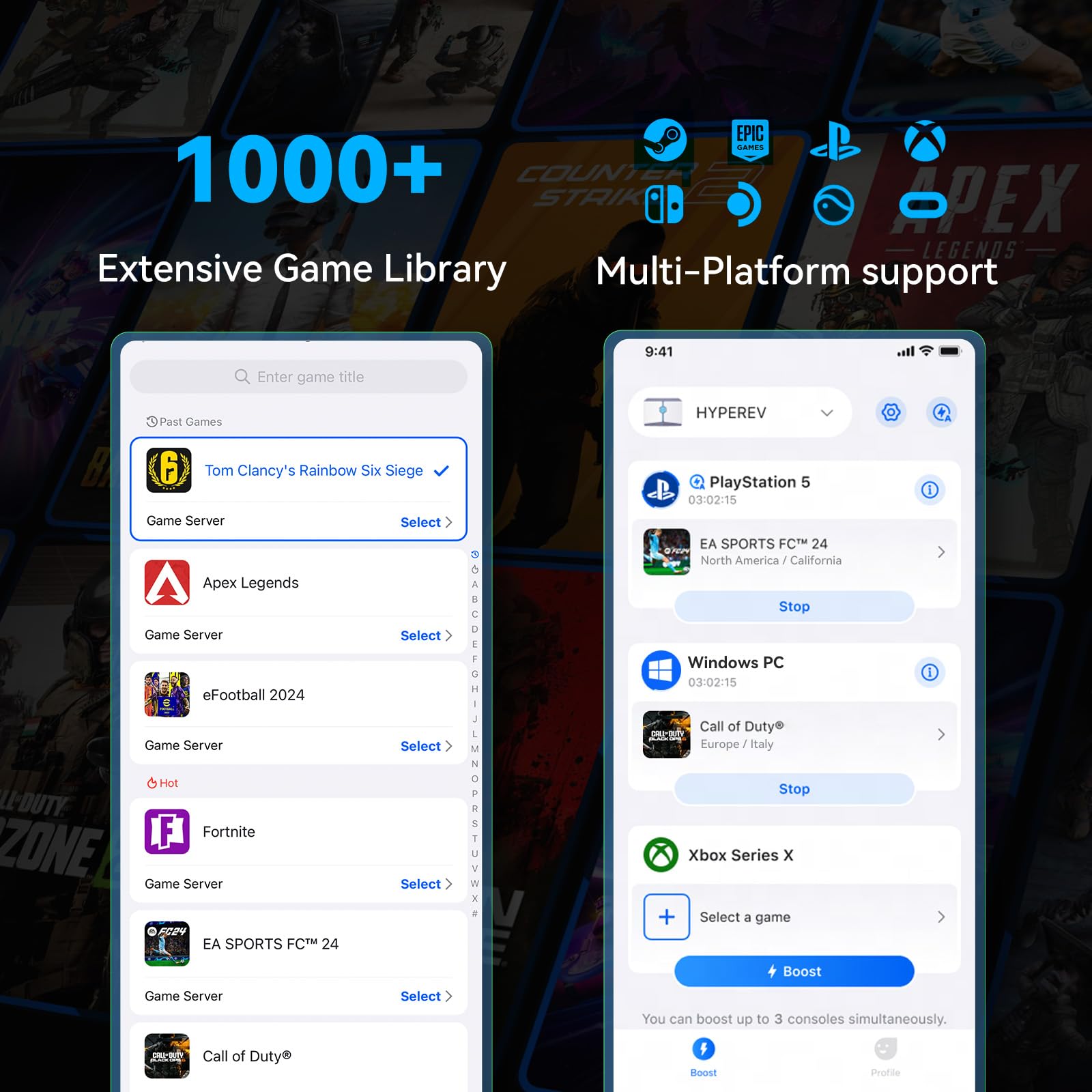Hyperev Gaming Router Wifi 6 For Pc & Consoles Ps5, Ps4, Xbox, Switch, Etc | Internet Booster For Wifi Gaming, Low Ping & Packet