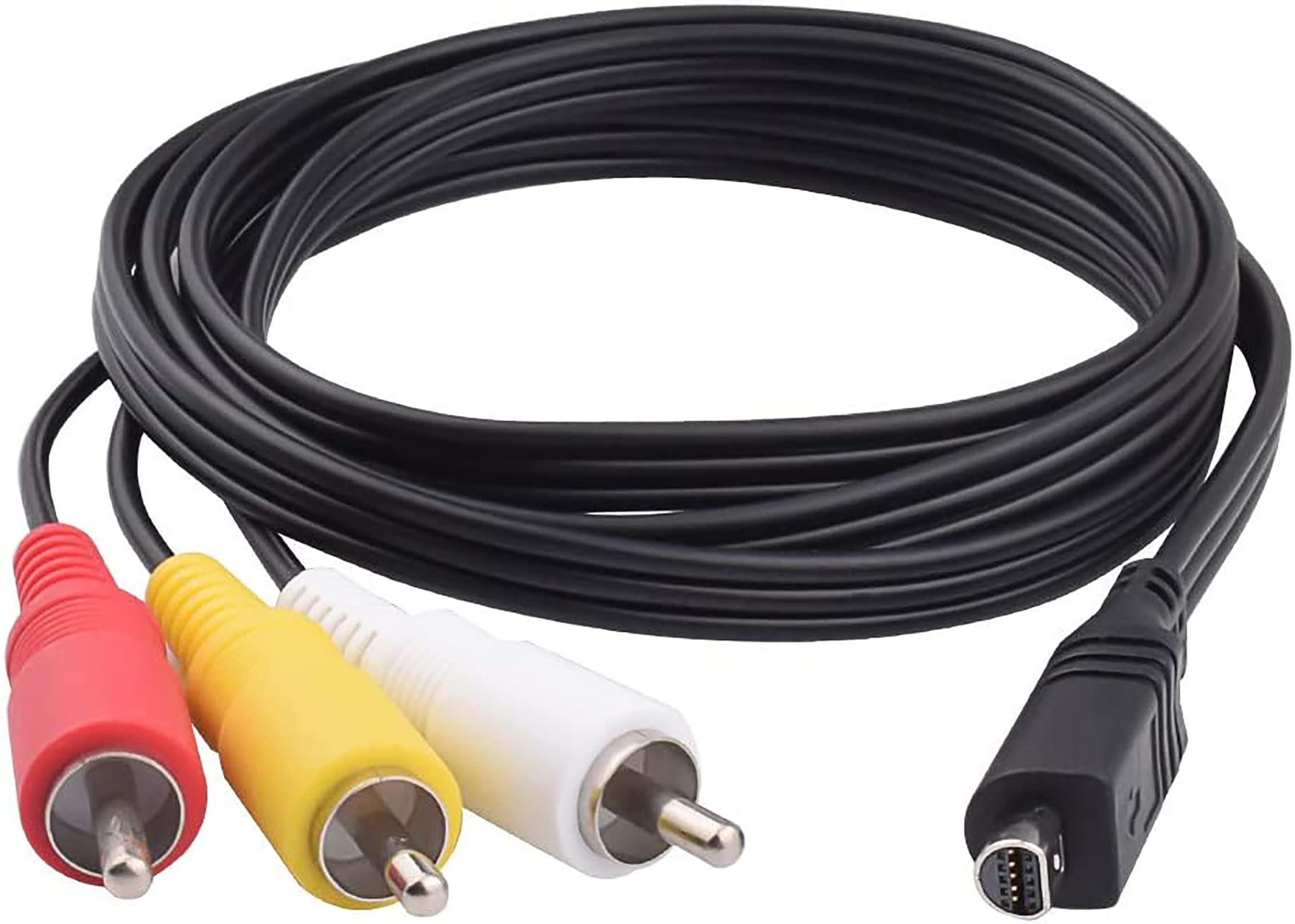 Tobysome Replacement Sony Av Cable For Handycam, Vmc 15Fs Vmc 30Fs 10Pin Audio Video Cable Cord Wire For Sony Handycam Camcorder Camera Dcr Sr90/ Dpp Ex50/ Hdr Cx7/ Hdr Fx7 And More Models (1.2M)