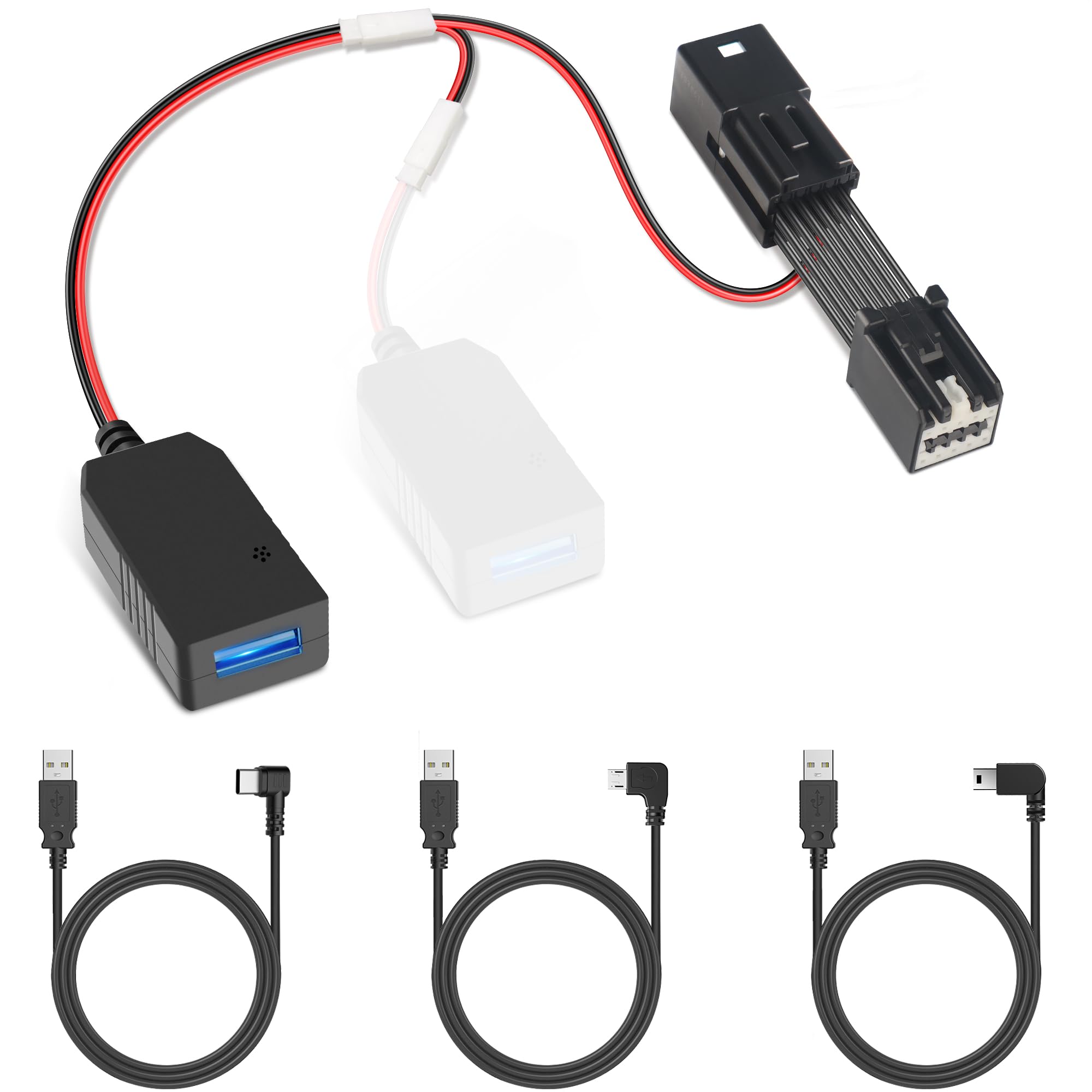 Yqmajim Dashcam Power Adapter,(10P Typed) Compatible With Gmc,Chevy,Cadillca,Buick Models With Auto Dimming Rearview Mirror,Buil