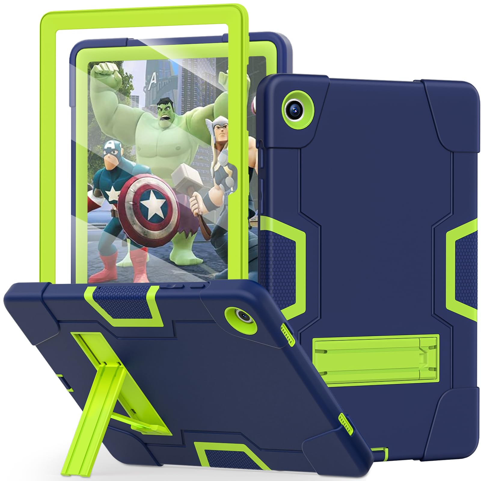 Wesorol Galaxy Tab A9 Plus Case,Samsung Galaxy Tab A9+ Case With Built In Screen Protector Kickstand Samsung Tablet A9 Plus Case