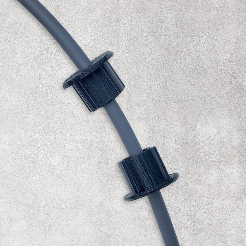 Fanrte 3/4 Inch Wall Hole Cable Feed Through Bushings For Starlink Masonry Routing Kit Ethernet Cable Grommet, 2 Pcs Snap On Wal