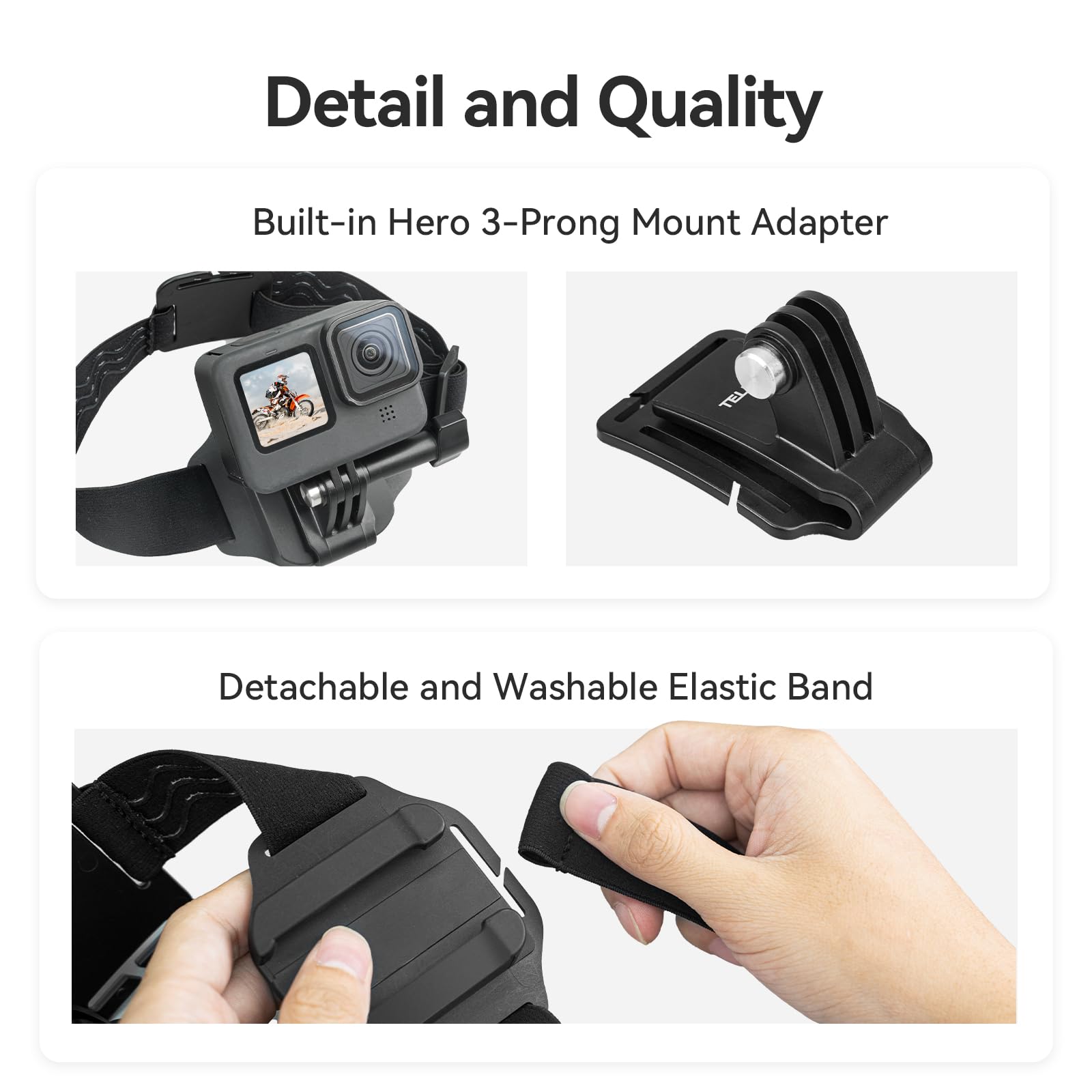 Head Strap Cap Clip Mount With Phone Clip Vertical Mount Kit, 2 In 1 Cellphone Pov Selfie Holder Head Mount For Gopro Max Hero I