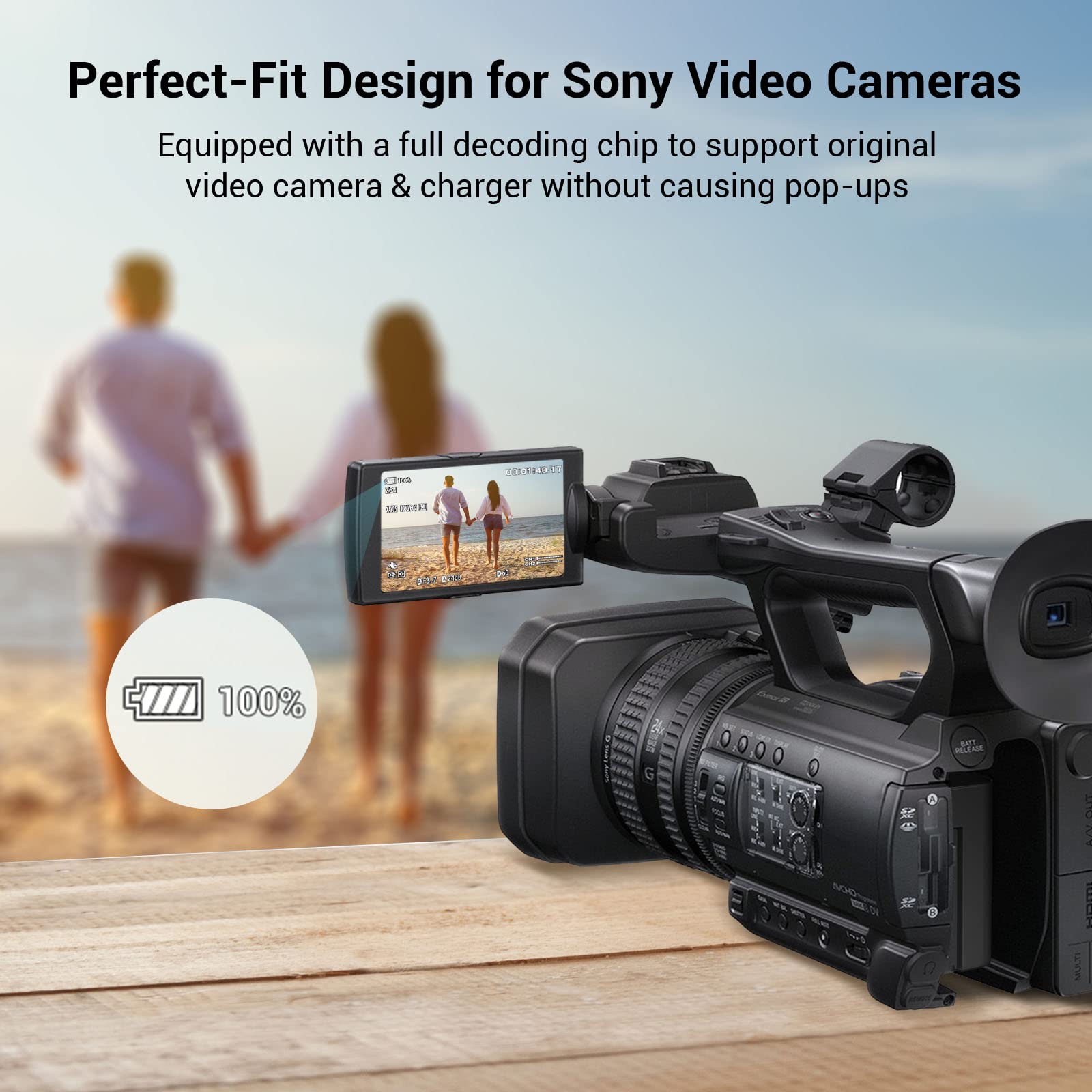 Smallrig Np F970 Replacement Batteries (2 Pack) & Fast Charger Usb Dual Charger For Sony Np F970 Np F960 Np F950 Np F930 Np F550