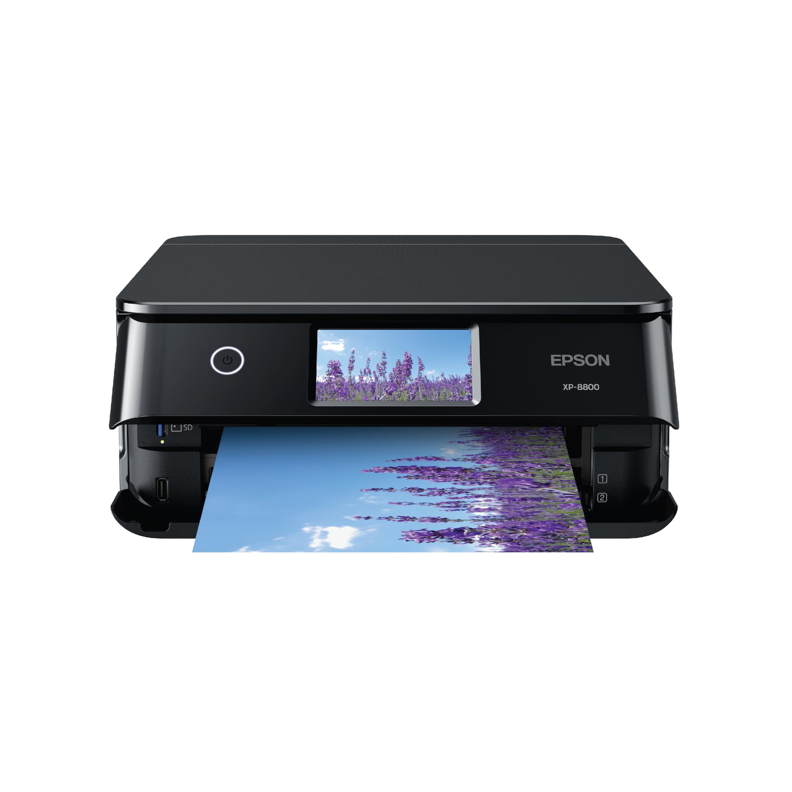 Epson Expression Photo XP-8800 Wireless Printer with 6-Color Claria Ink System, Borderless Prints up to 8.5 x 11, Fast Printing,