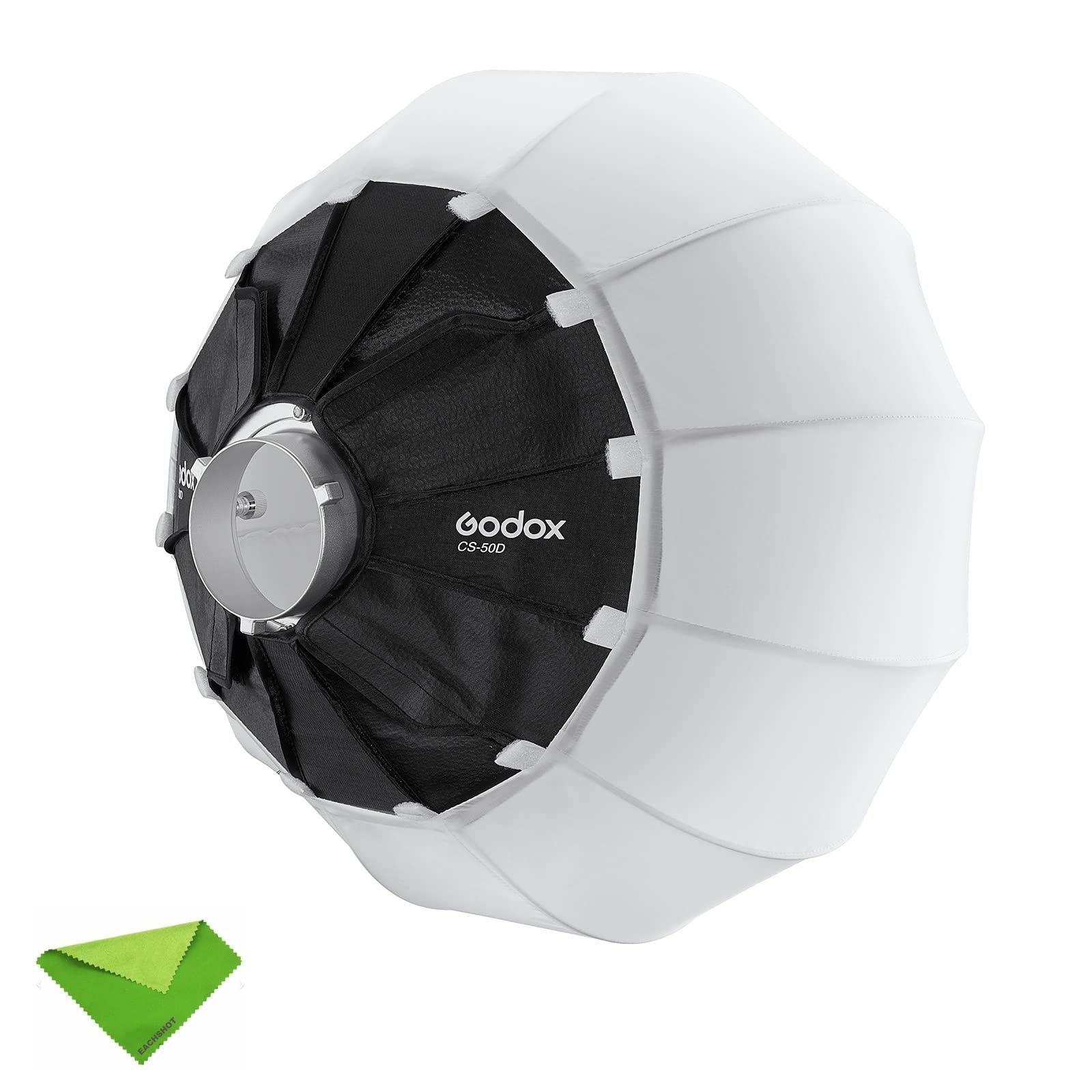 Godox Cs 50D Lantern Softbox 50Cm/20Inch Omni Directional Light Modifier Bowens Mount For Godox Sl60W Sl150 Ii, Ul150, Vl150 Lig