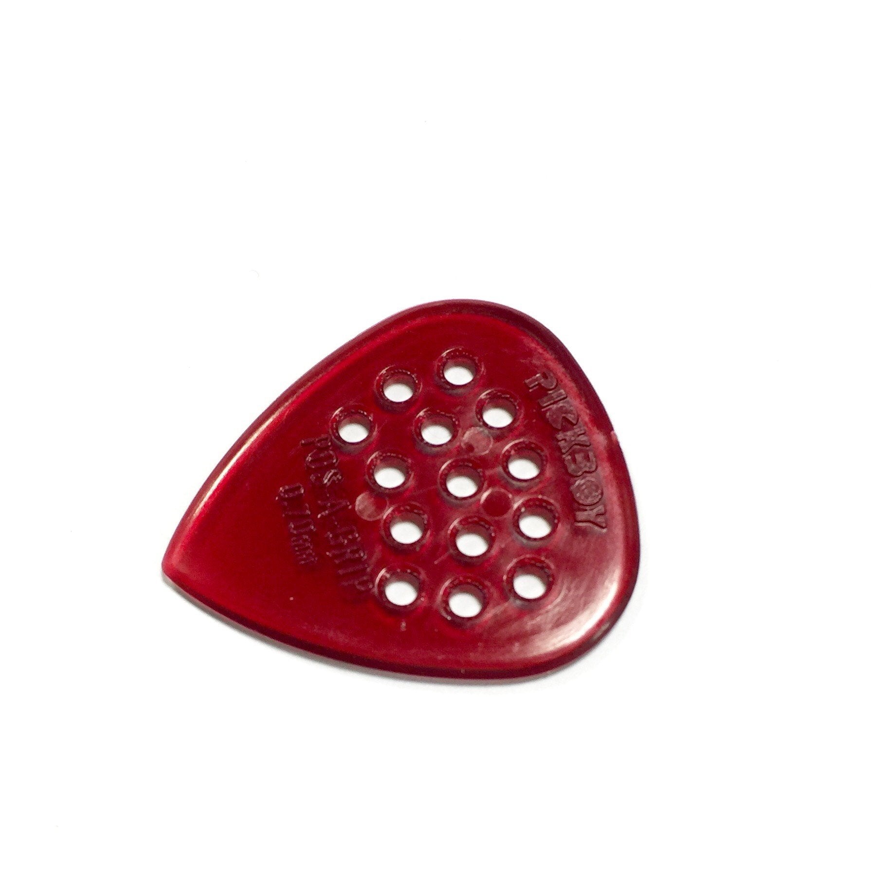 Pickboy Pos A Grip, Red, Polycarbonate, 0.70Mm, 10 Picks