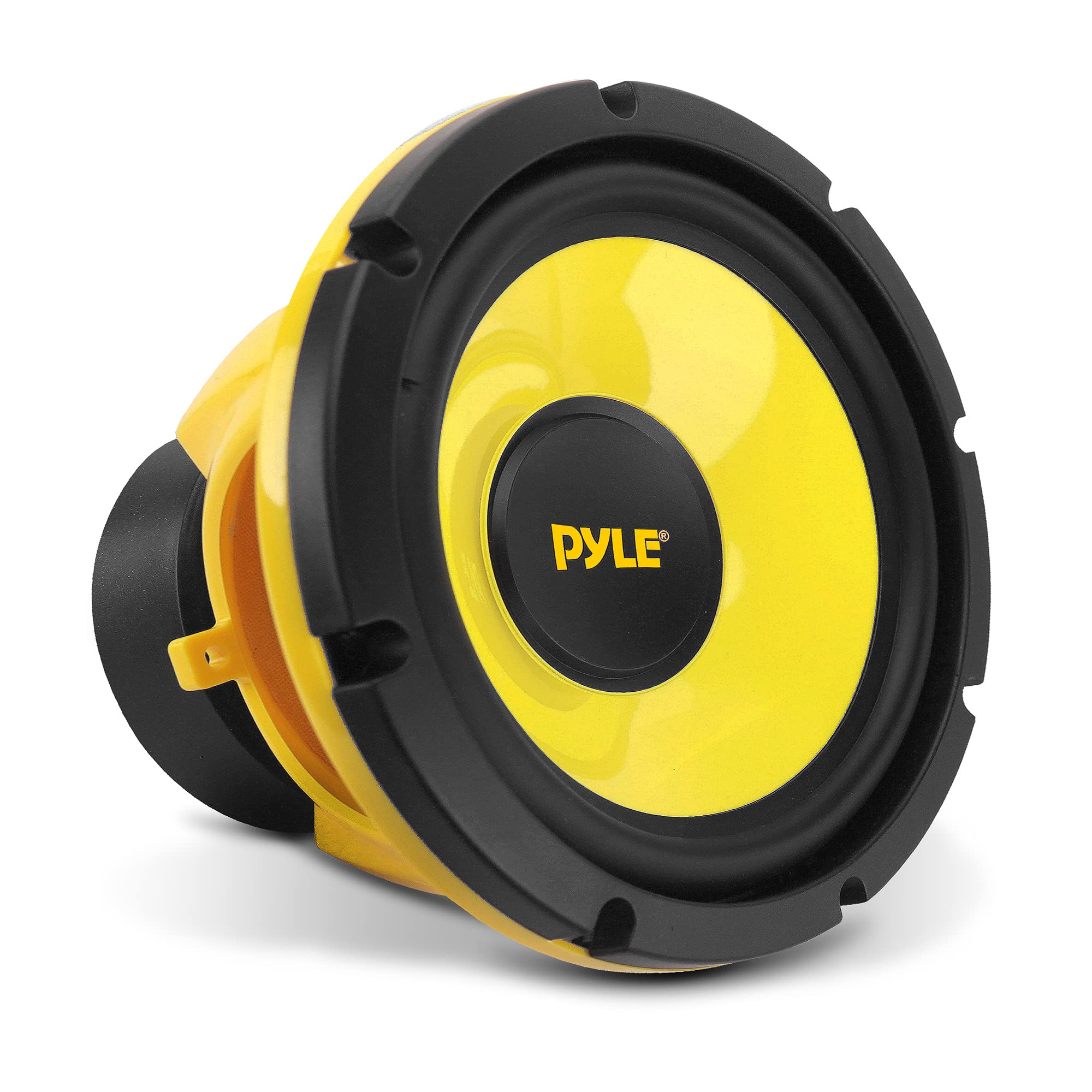 Pyle Car Midbass Speaker System - Pro 8 Inch 400 Watt 4 Ohm Auto Mid-Bass Component Poly Woofer Audio Sound Speakers For Car Ste