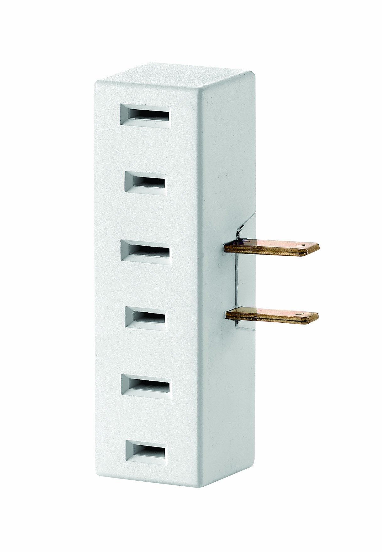 Leviton 65 15Amp 125V 3-Outlet Non-Grounding Adapter