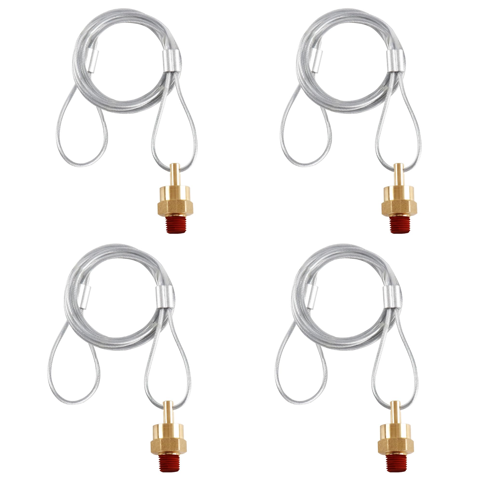 Dazakoot 1/4    Air Compressor Drain Valve With 60    Cable, Air Tank Drain Valve Plug For Semi Truck, Trailer (Replaces Haldex