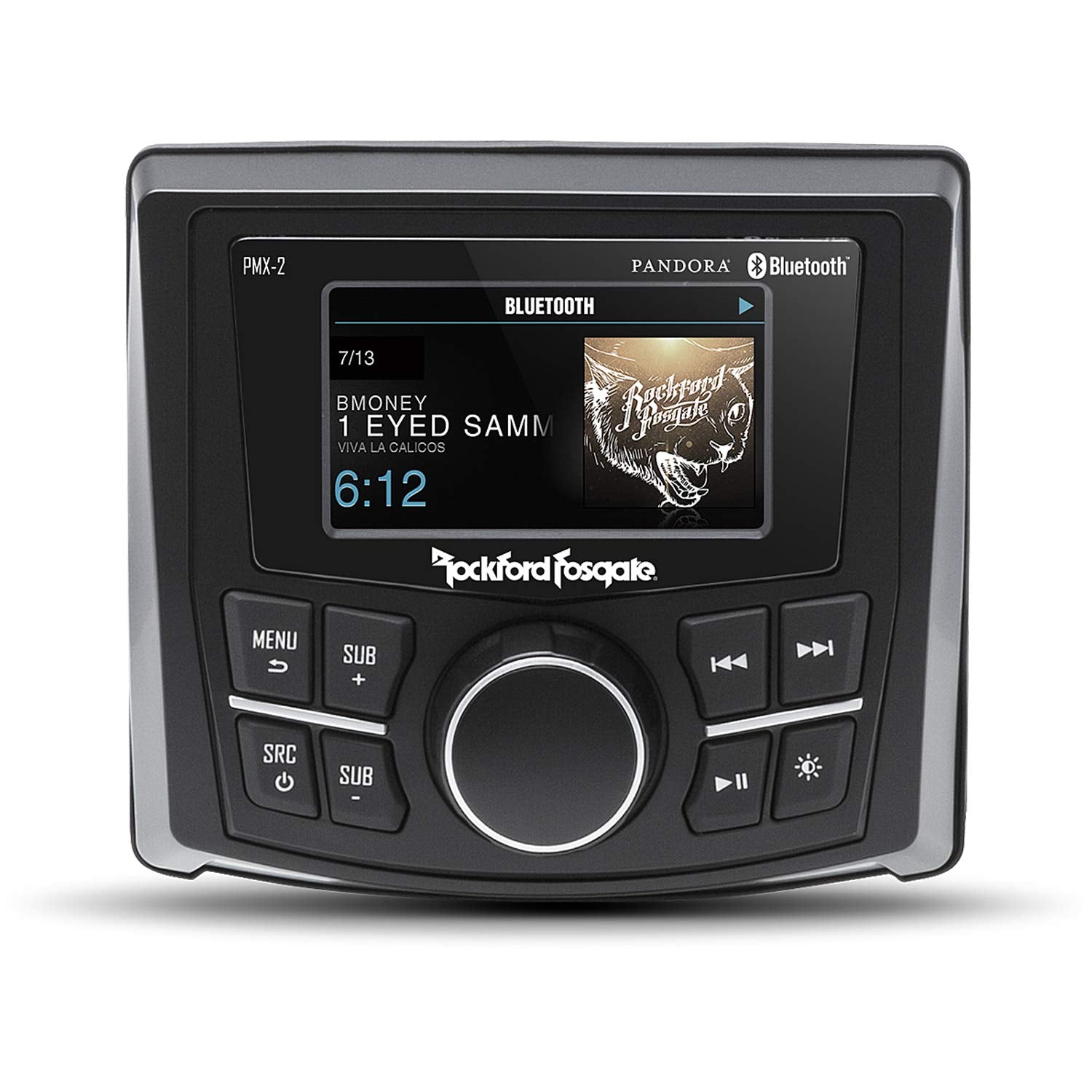 Rockford Fosgate Pmx 2 Punch Marine Compact Am/Fm/Wb Digital Media Receiver 2.7'' Display