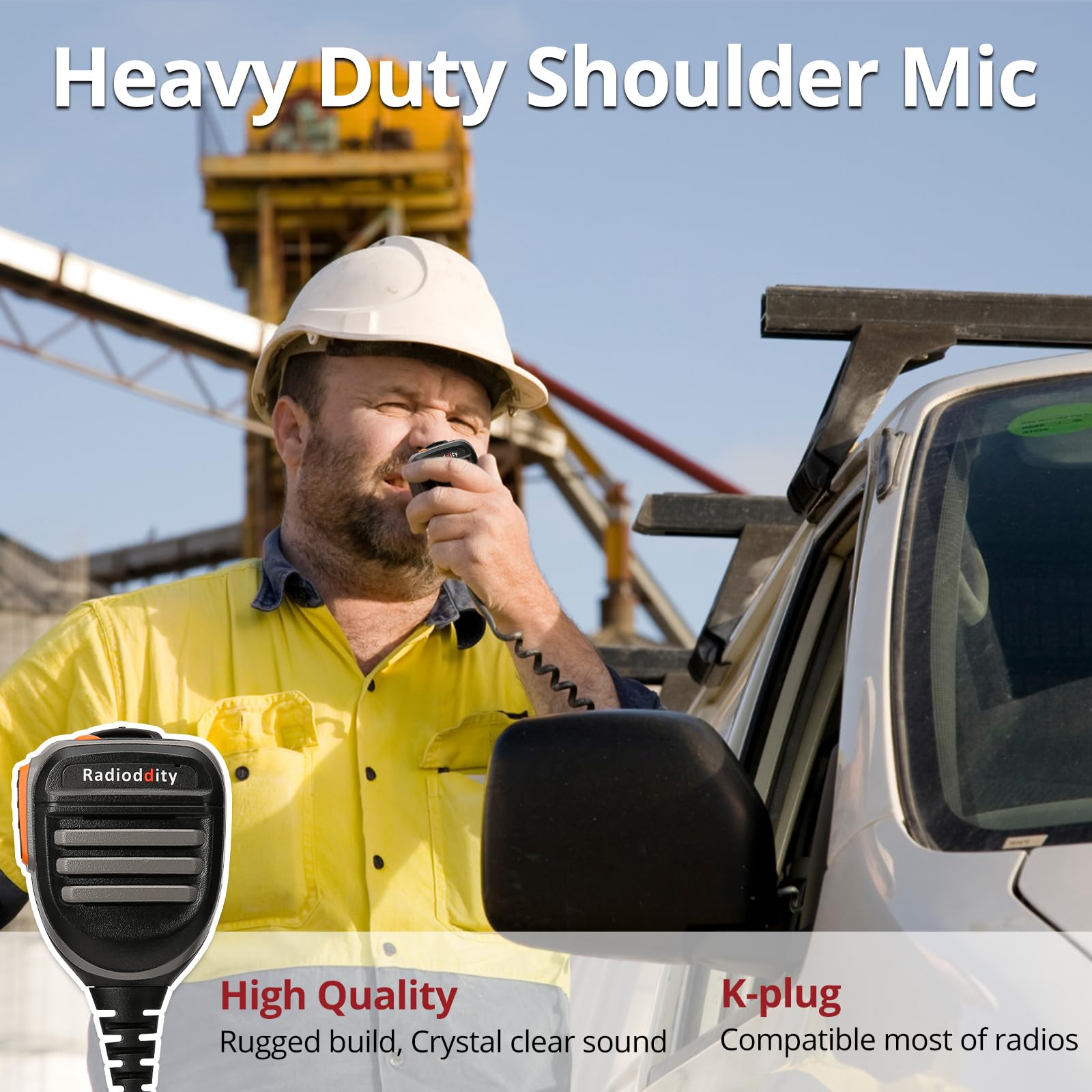 1 Pack Radioddity Gm 30 Gmrs Handheld Radio, Long Range Two Way Radio, 11 Noaa Channels, Display Sync. Ideal For Off Road Overla