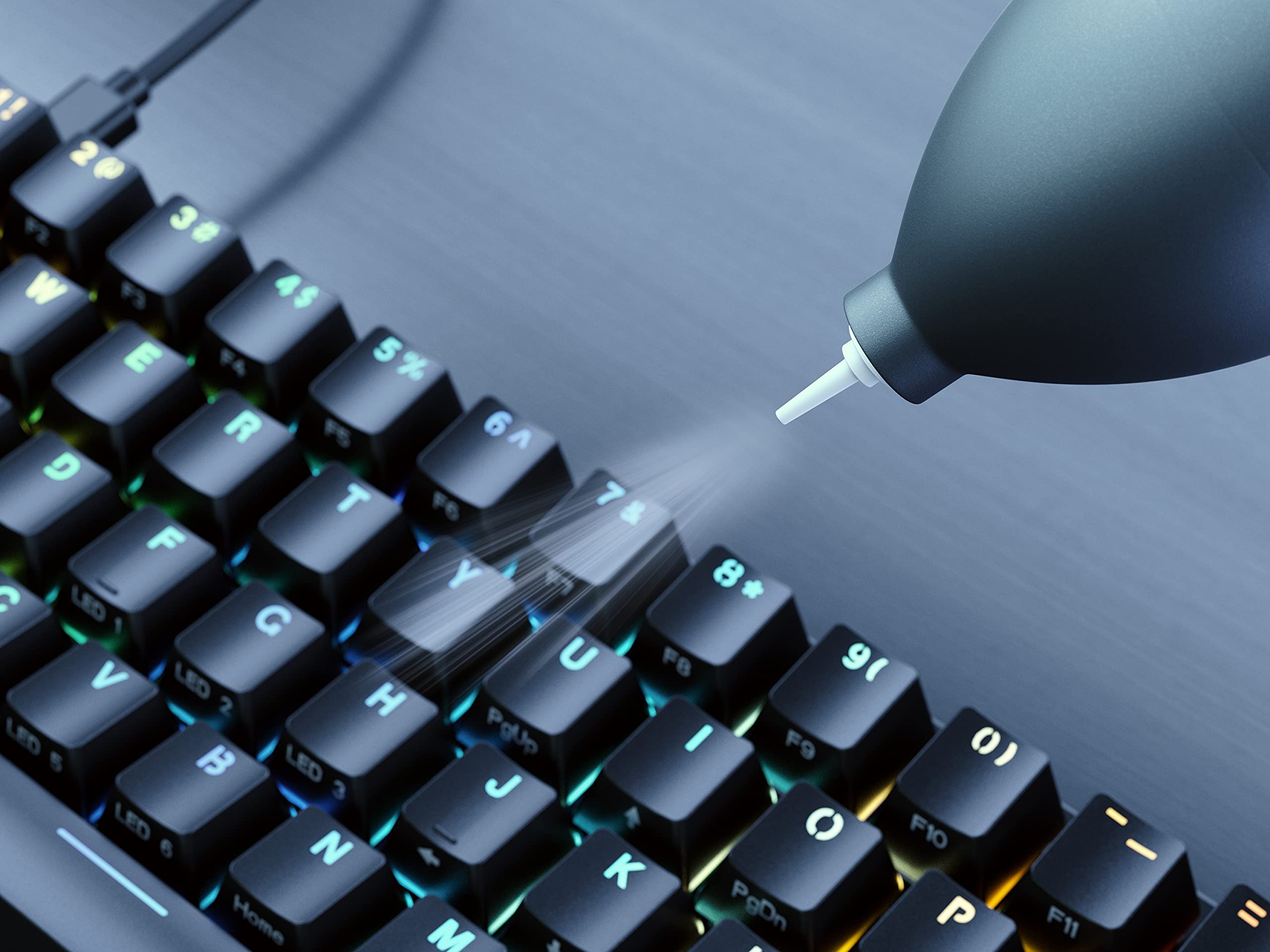 Glorious Keyboard, Mouse & Mousepad Cleaning Kit   Included Brush, Blower & Microfiber Cloth (Glo Acc Ck)