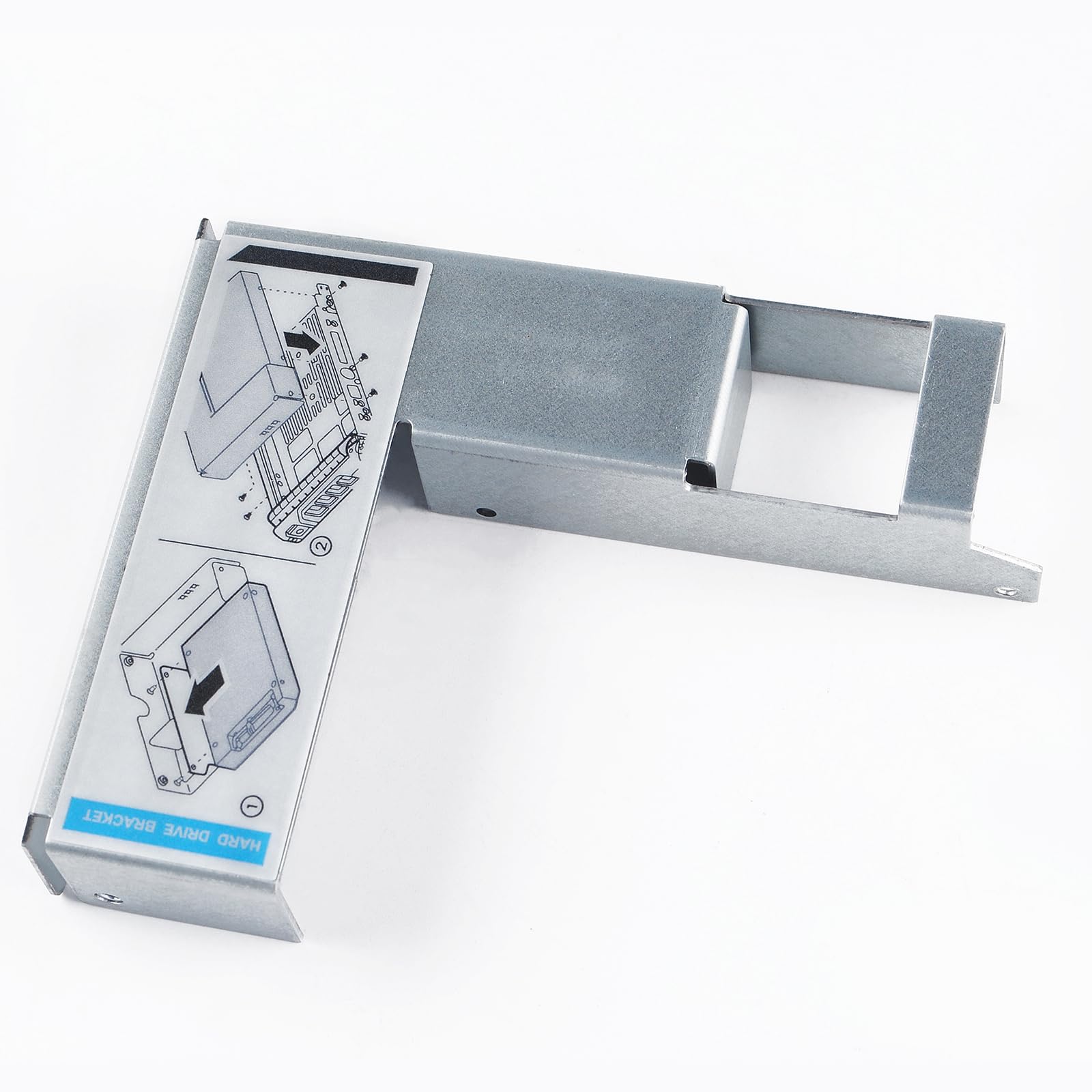 Pack 2 9W8C4 Y004G Wwgpk Ssd Adapter Bracket Compatible For 3.5'' X7K8W Kg1Ch T440 R530 R540 R440 R740 R730 R430 Sas Sata Hard D