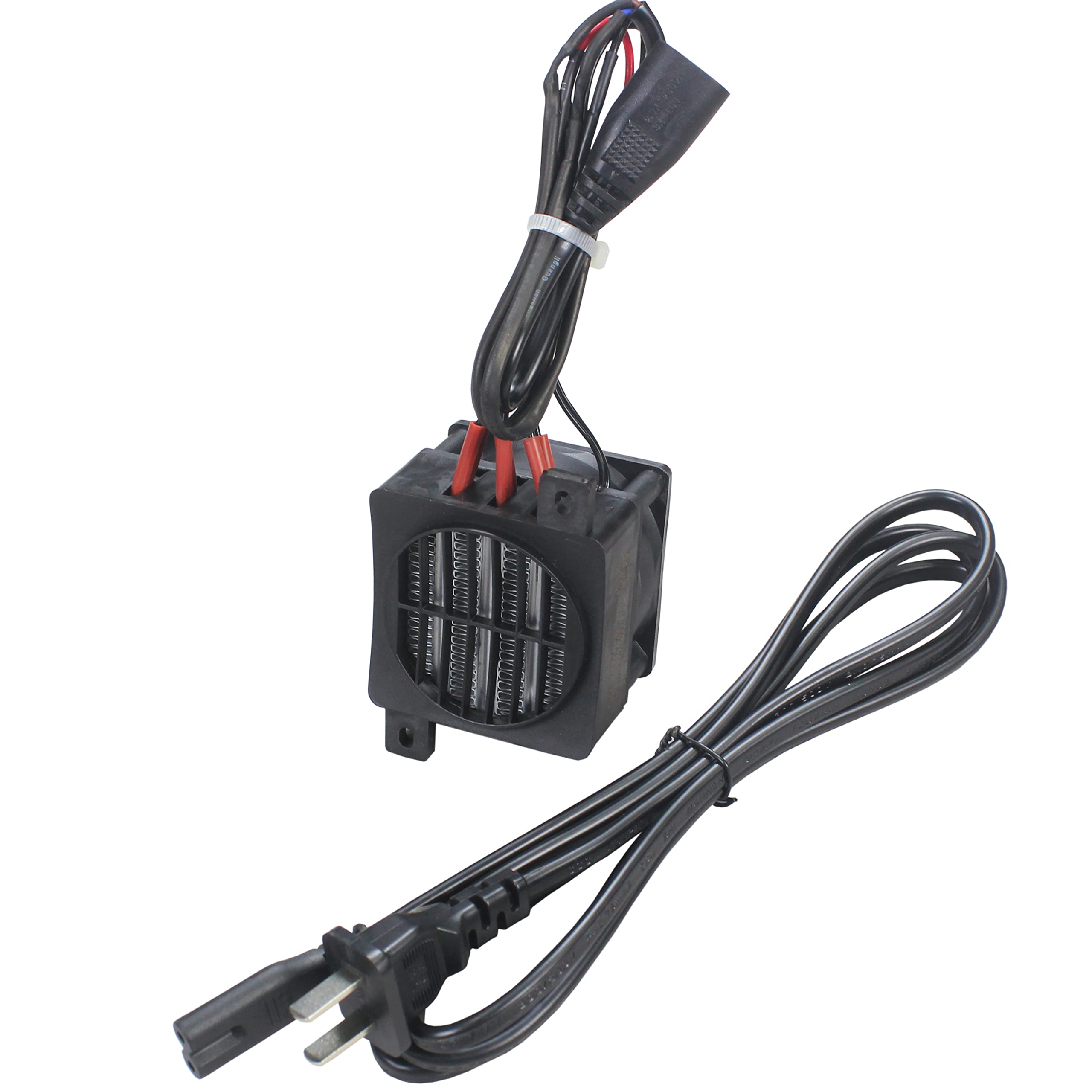 Ptc Fan Heater With Power Cord 110V 400W Electric Ceramic Heating Element Energy Saving Constant Temperature Thermistor Insulati