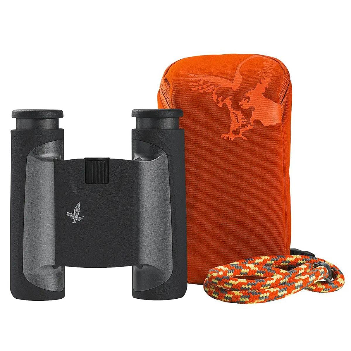 Swarovski Optik 10X25 Cl Pocket Binoculars With Rugged And Dustproof Design (Anthracite, Mountain Field Bag)