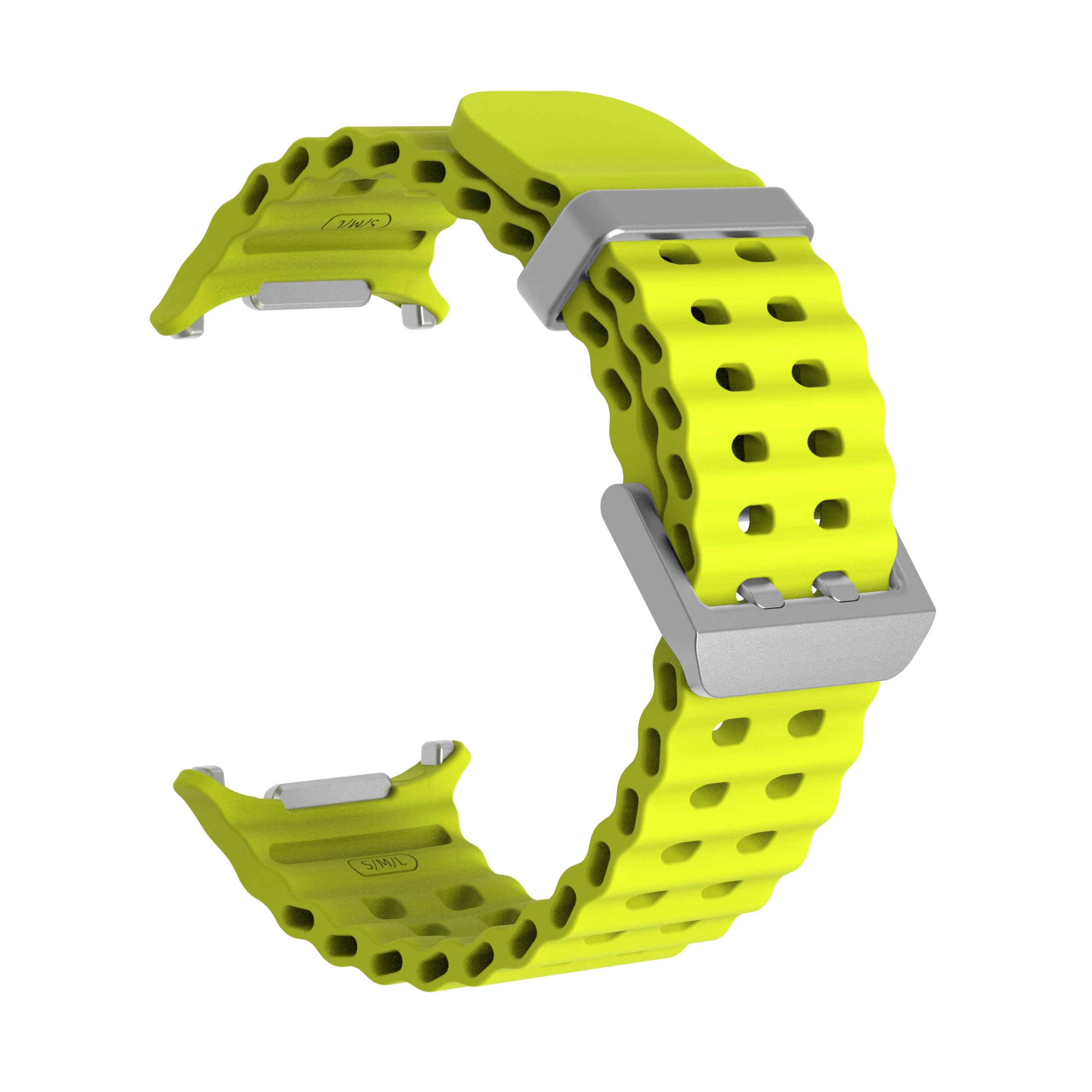 Eanwireless Compatible For Samsung Galaxy Watch 7 Ultra Band 47Mm, Soft Ocean Silicone Sport Strap Replacement Accessory Fit For