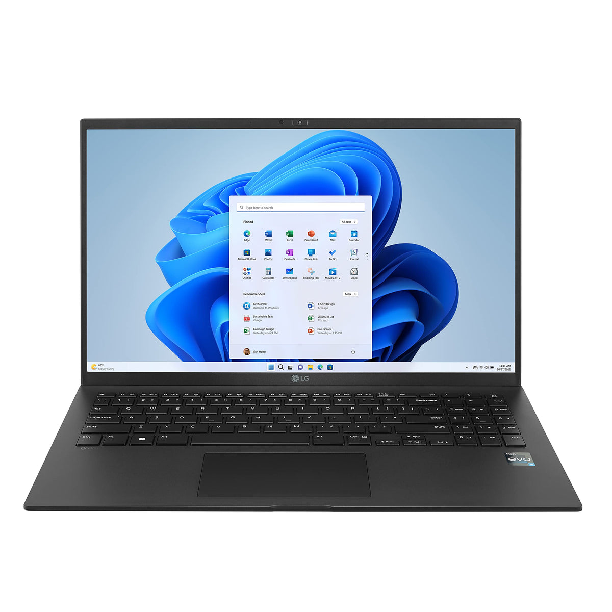 Lg Gram 15.6    Lightweight Laptop, Intel 13Th Gen Core I7, Windows 11 Home, 16Gb Ram, 512Gb Ssd, Black