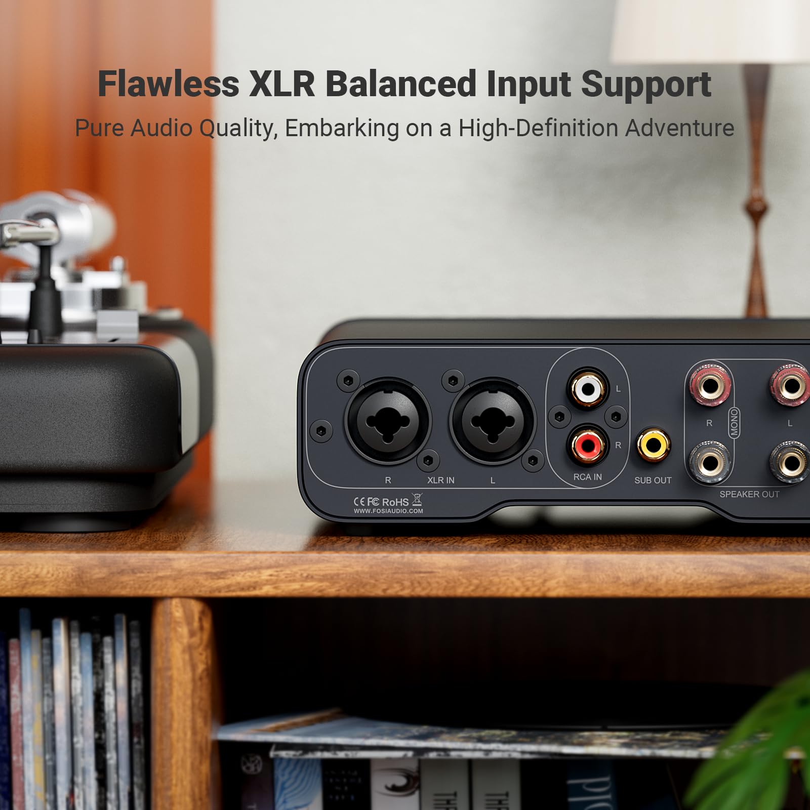 Fosi Audio Za3 Balanced Stereo Amplifier Home Audio Component Mini 2 Channel Mono Amp Tpa3255 For Subwoofer Desktop Home Theater