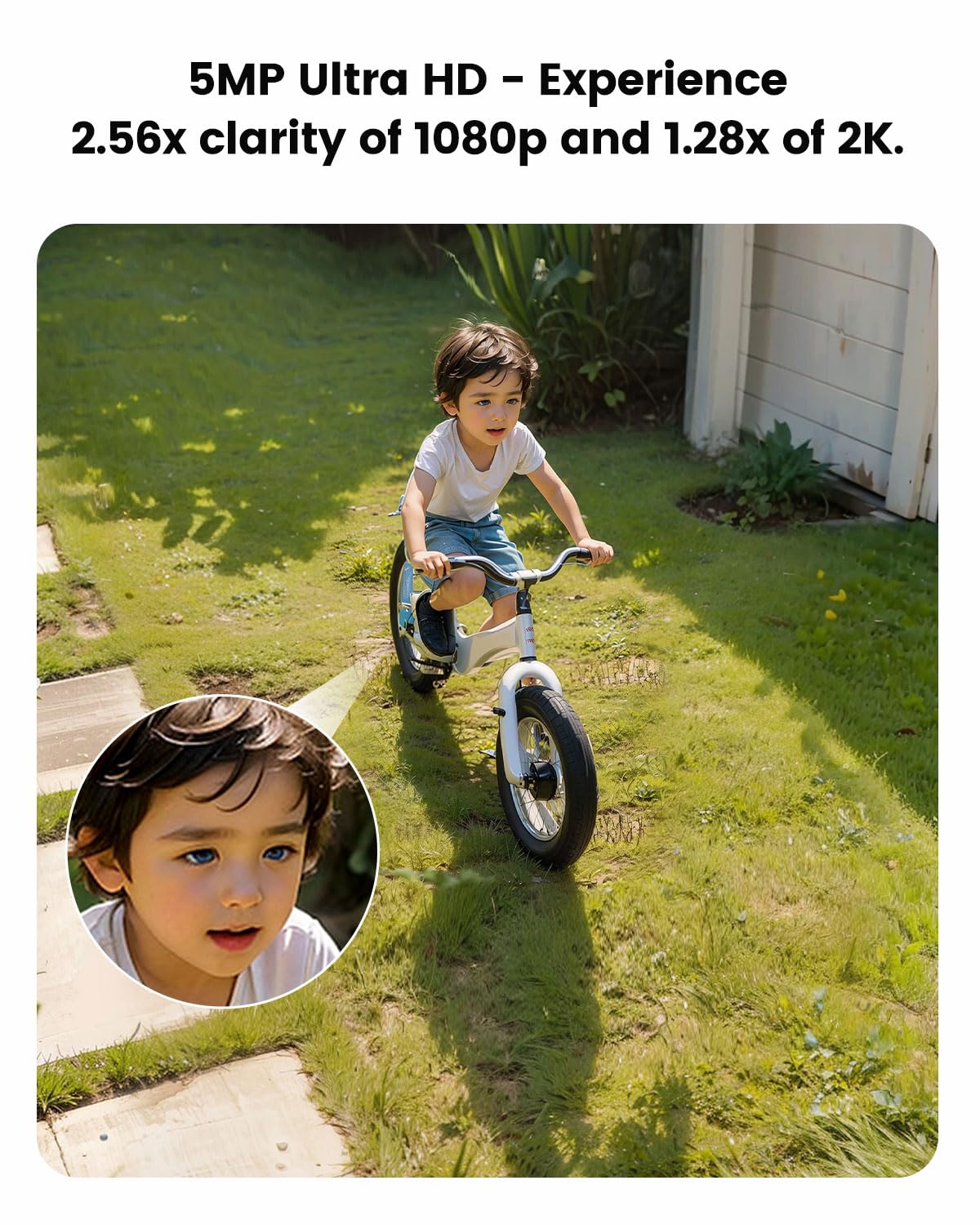 Treatlife 5Mp Ultra Hd 2.4G/5G Wifi Security Camera Outdoor Wired, Cameras For Home Security, Spotlight/Siren, Ai Motion Detecti