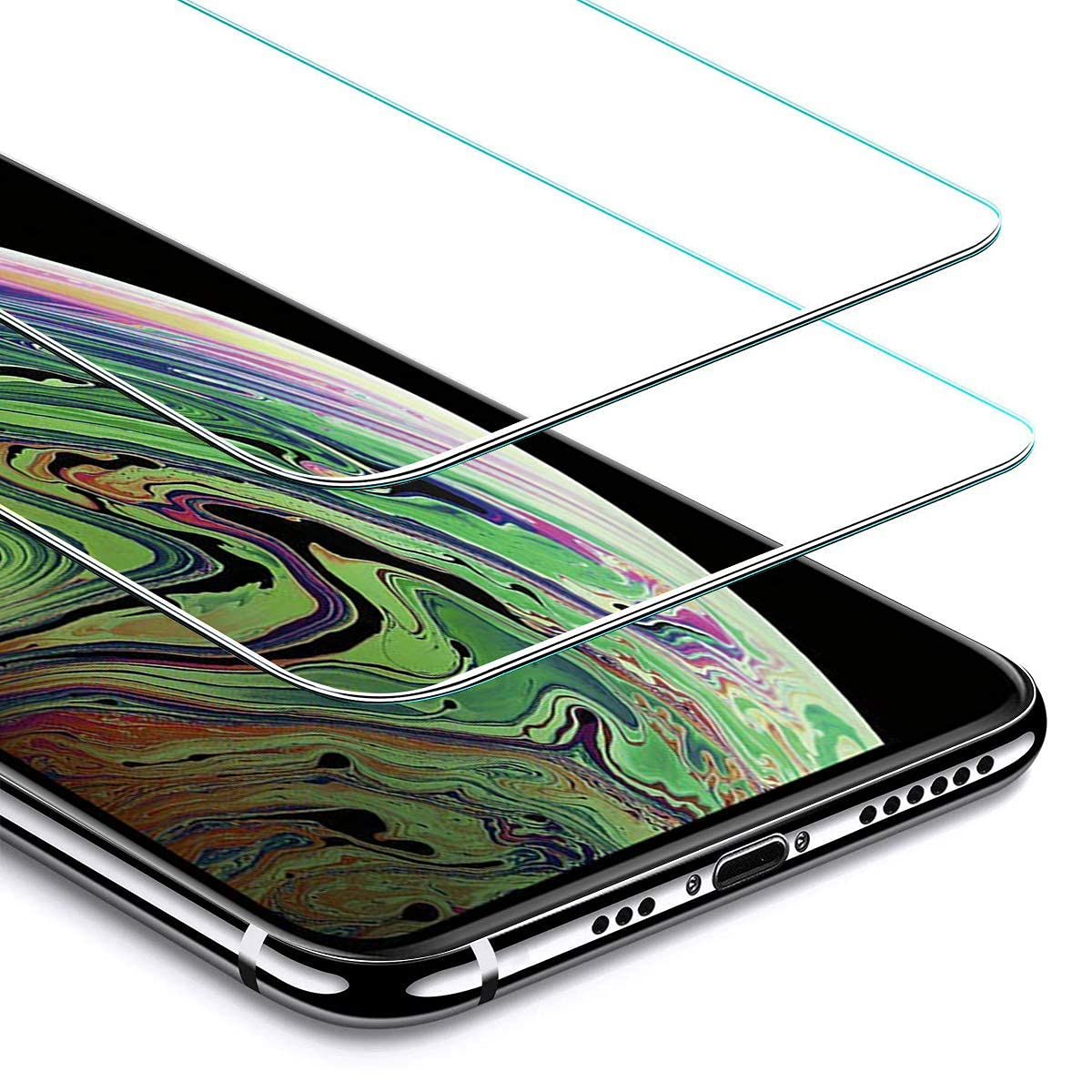 Impactstrong Shatterproof Tempered Glass Screen Protector For Iphone 11 / Iphone Xr [Easy Installation Frame] [Bubble Free] [9H