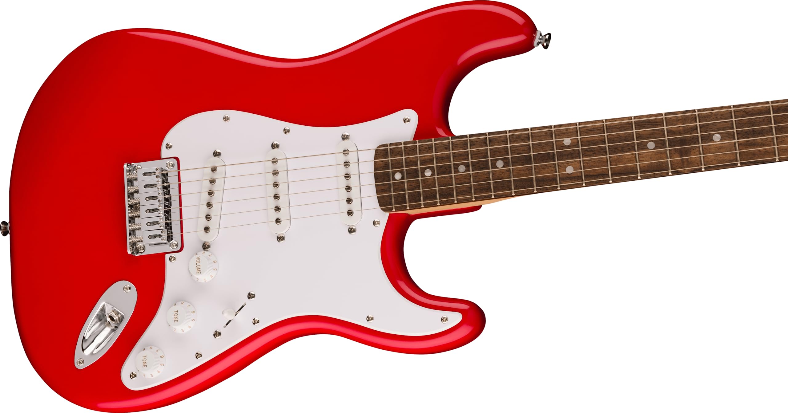 Squier Sonic Stratocaster Ht Electric Guitar, With 2-Year Warranty, Torino Red, Laurel Fingerboard, White Pickguard