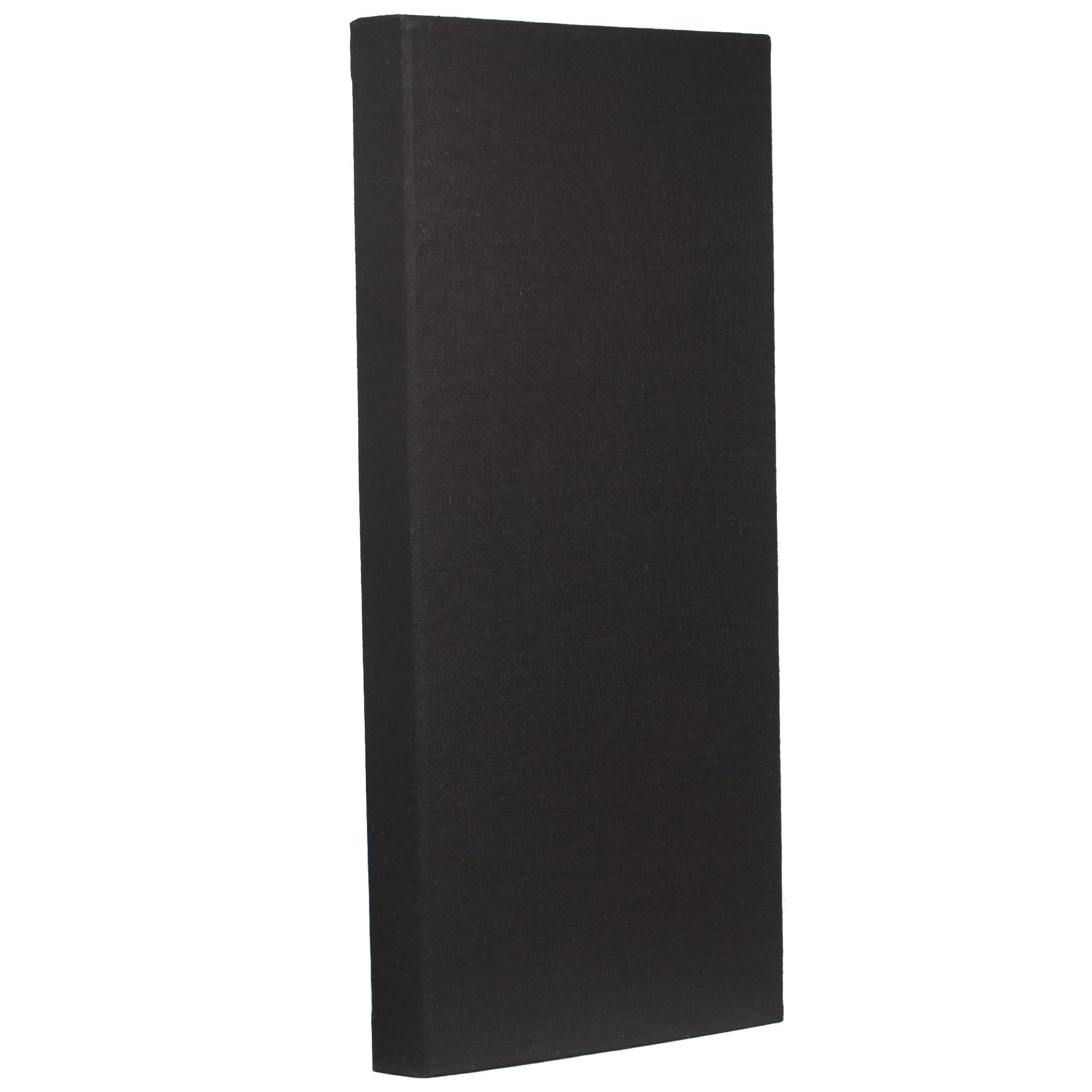 ATS Acoustics Sound Absorbing Acoustic Panel 24 x 48 x 4 Beveled Edge (Black)