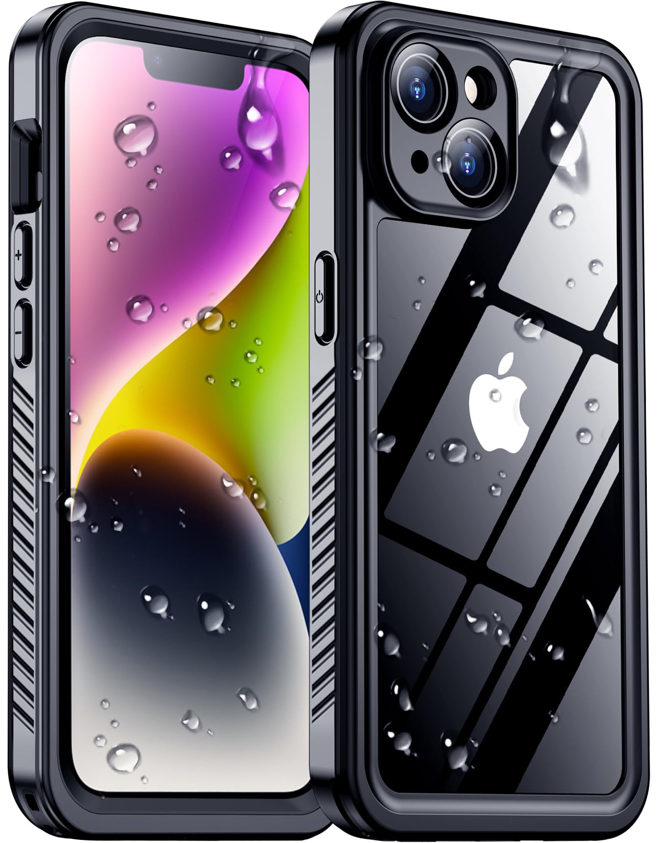 Red2Fire 2024 New For Iphone 14 Case Waterproof,[Built In Screen Protector & Camera Protector][Full Body Shockproof][Ip68 Underw