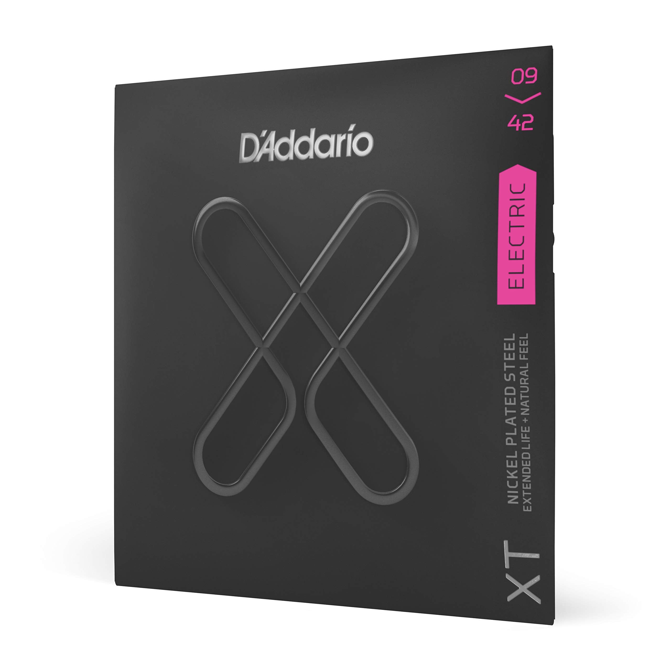 D'Addario Electric Guitar Strings, Xt Nickel Coated, Xte0942, Super Light Gauge 09 42, 6 String Set, Pack Of 1