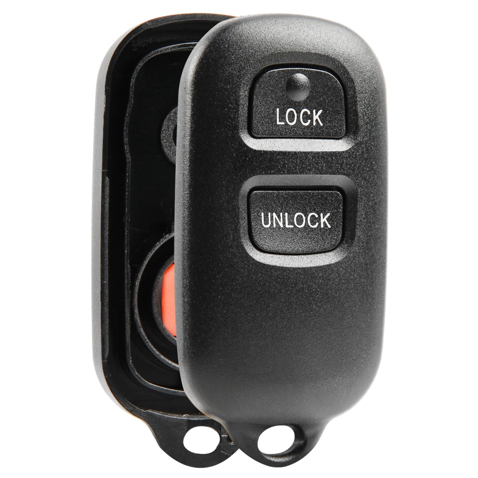 Key Fob Keyless Entry Remote Shell Case & Pad Fits Toyota 1999 2001 Camry / 2003 2008 Corolla / 1998 2003 Sienna / 1999 2003 Sol