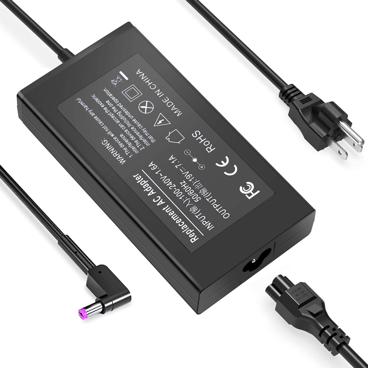 135W Laptop Charger Replacement For Acer Nitro 5 Gaming Laptop An515 57 An515 56 An515 55 An515 54 An515 53 An515 52 An515 51 An