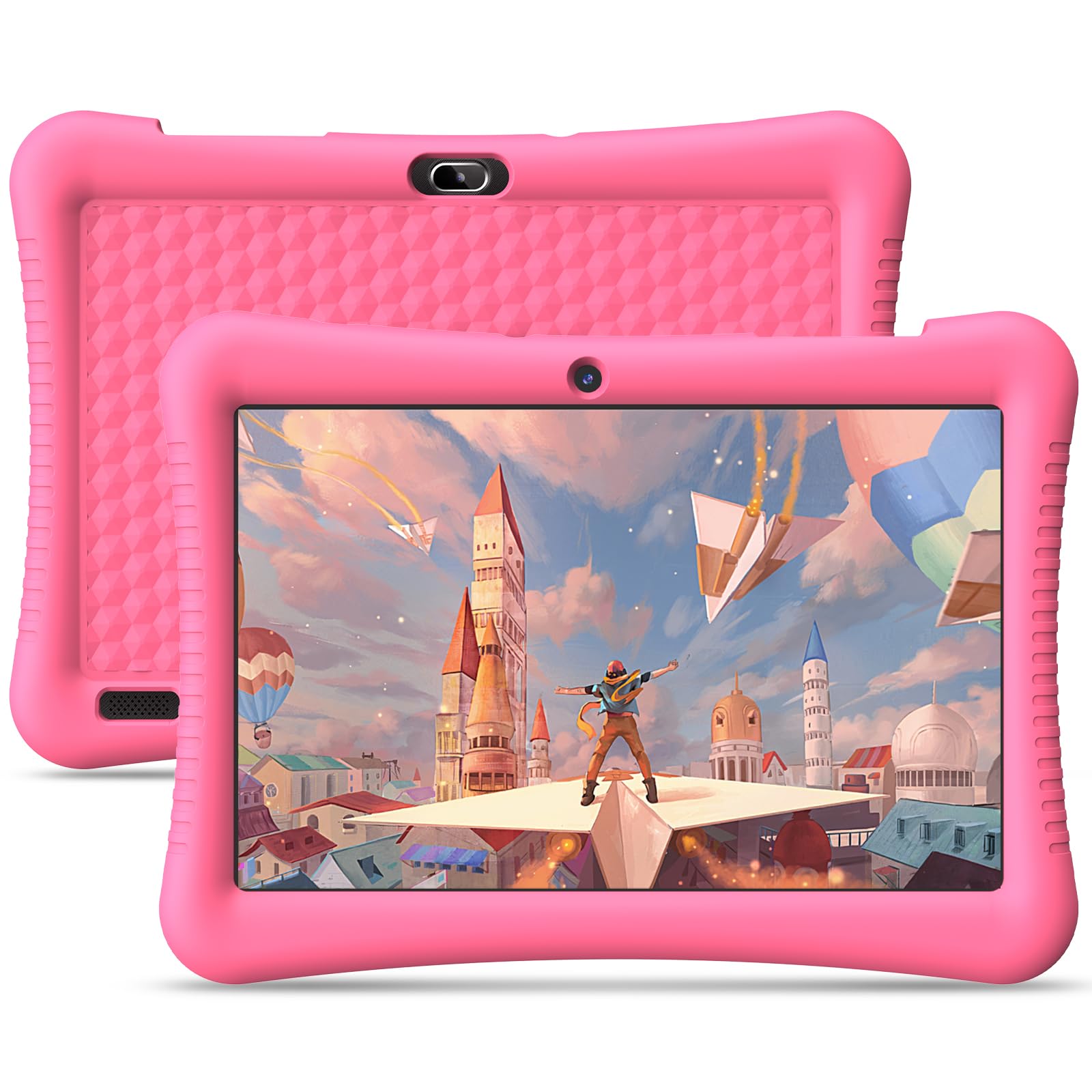 Kids Tablet 10Inch Android 13 Tablet For Kids Toddler Tablet Childrens Tablet Age 3 12 Quad Core 3Gb Ram 32Gb Rom With Parental 