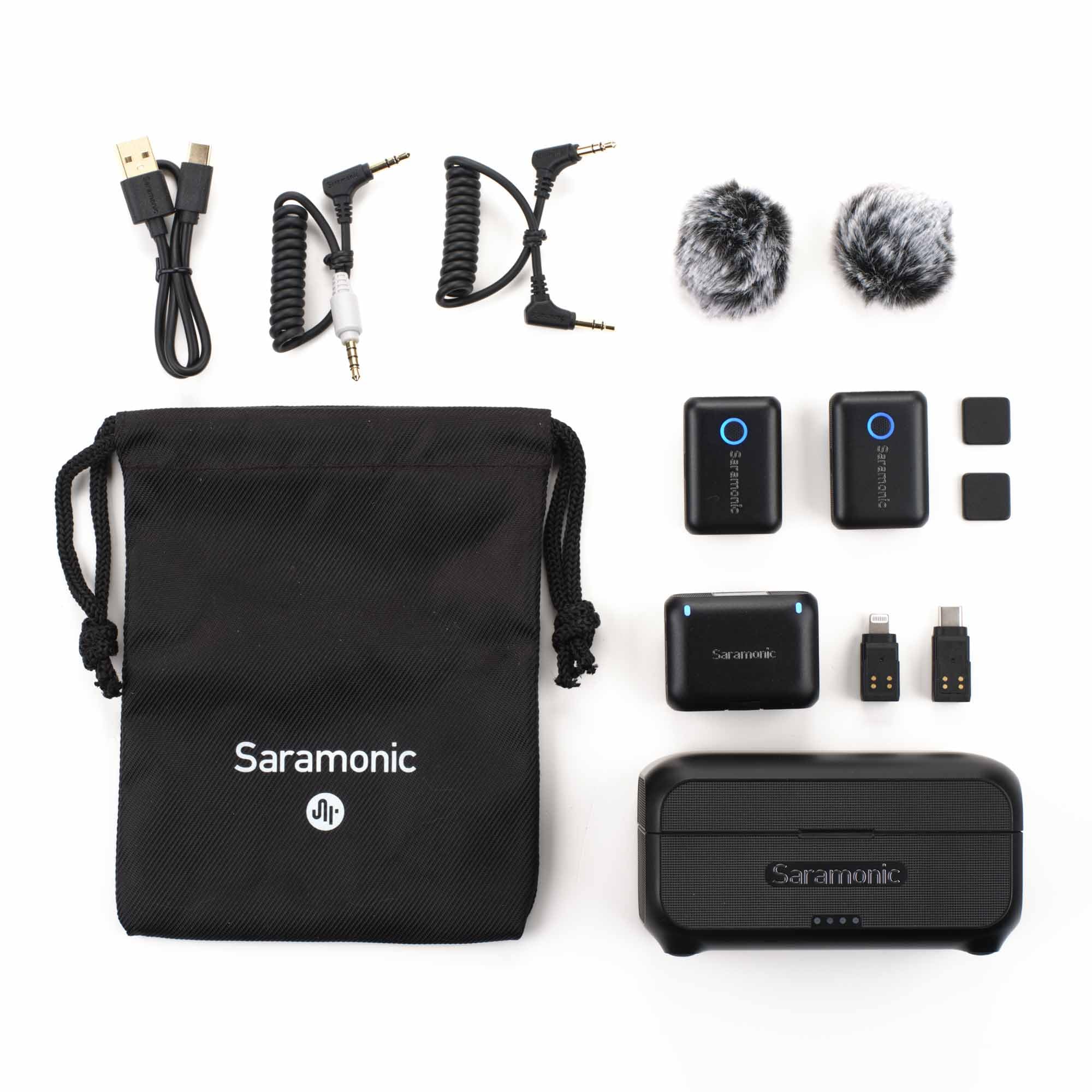 Saramonic Blink 500 B2+ Micro 2-Person Digital Wireless Microphone System For Cameras, Smartphones & Computers