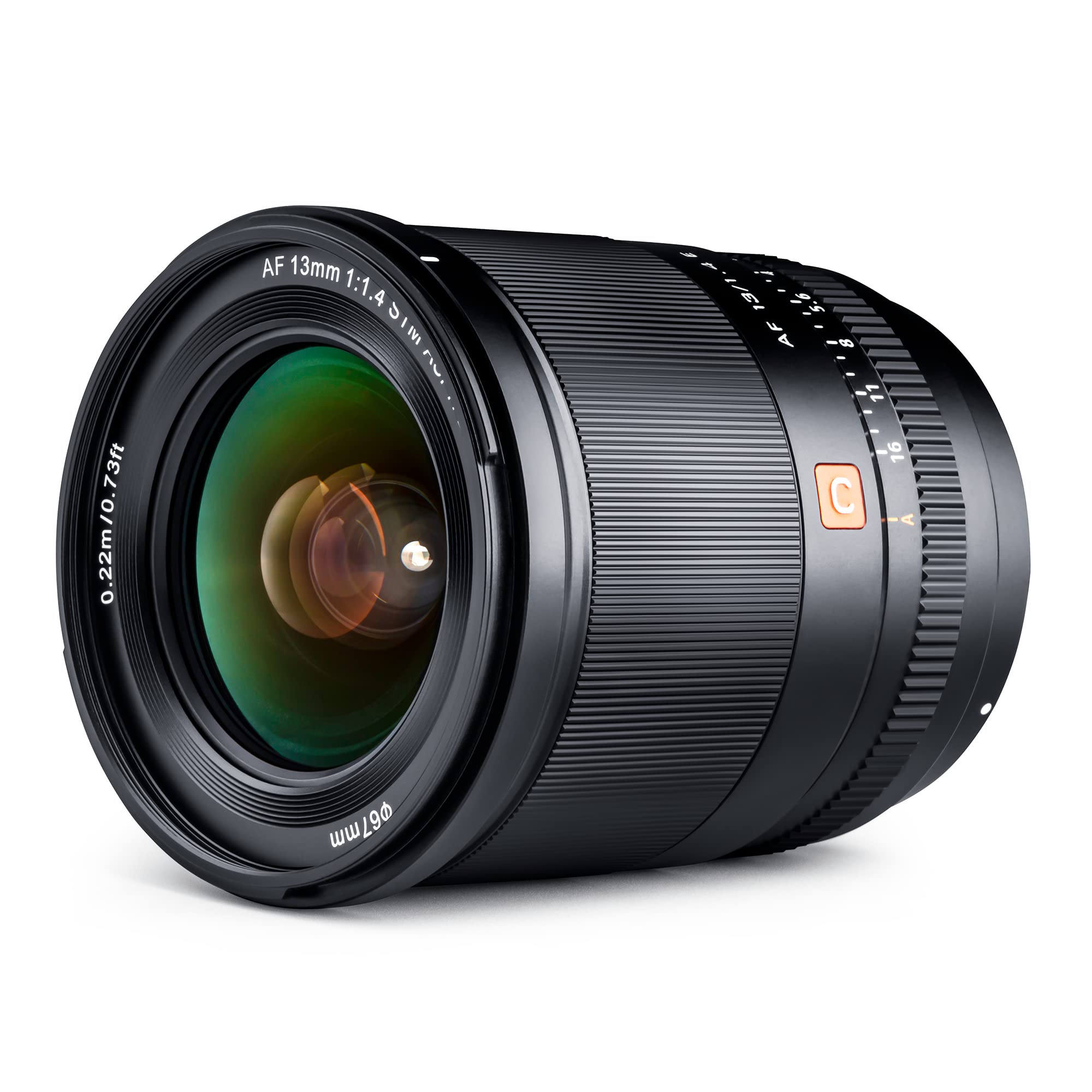 Viltrox 13Mm F1.4 F/1.4 E Stm Auto Focus Ultra Wide Angle Lens Aps C Large Aperture Prime Lens Compatible With Sony E Mount Came