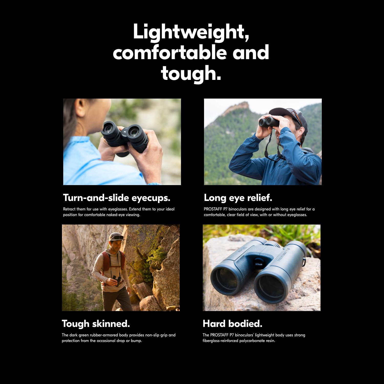 Nikon Monarch M5 12X42 Binoculars Bundle With Dslr And Mirrorless Camera Shoulder Bag With Water-Resistant Eva Base (Black), Foc