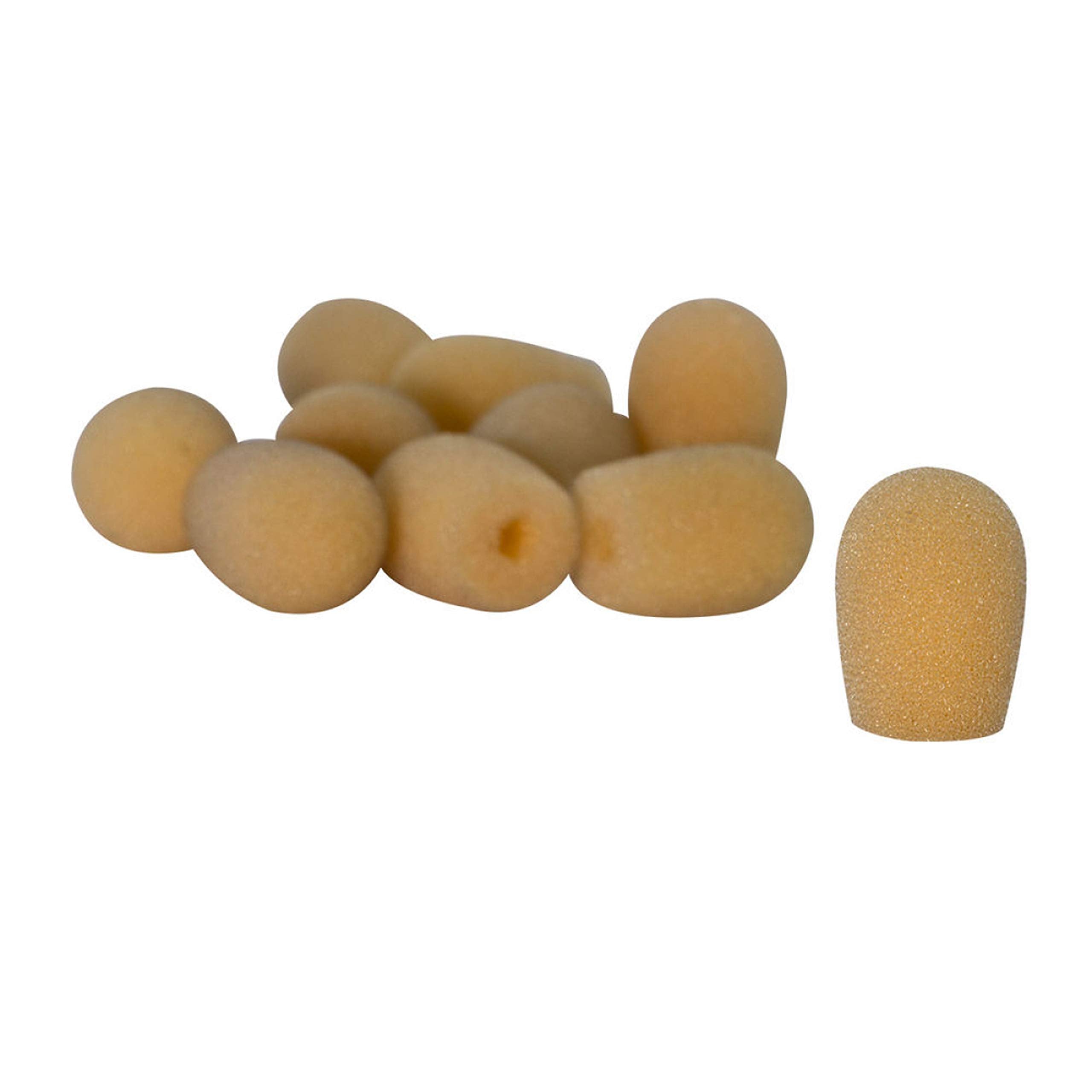 On Stage Asws20N10 Tan Windscreens For Headset Microphones, 10 Pack