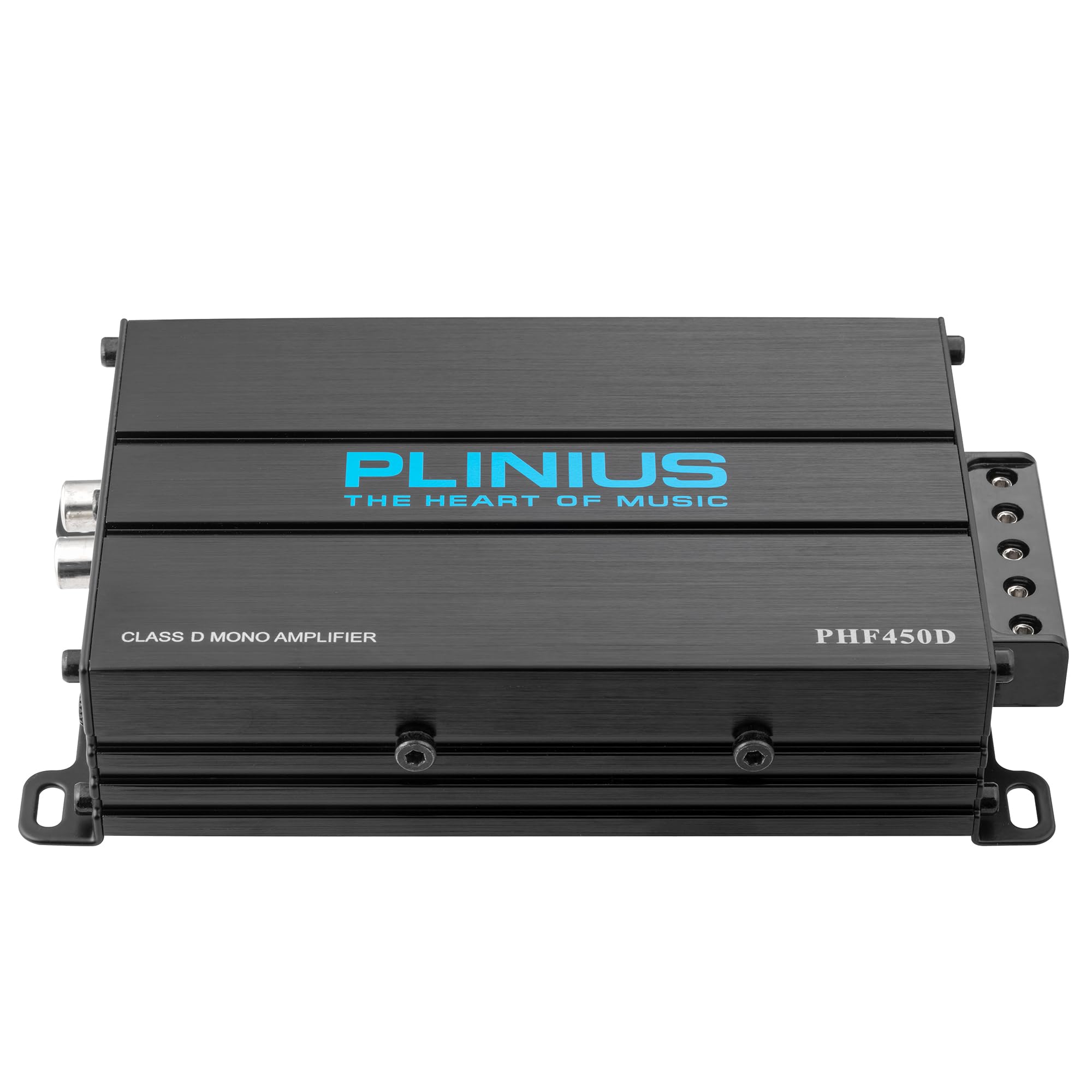 Amplifier Car Audio Monoblock Class D Compact Subwoofer Amplifier, 2/4 Ohm Stable, Low/High Level Inputs, Low Pass Crossover, Mo