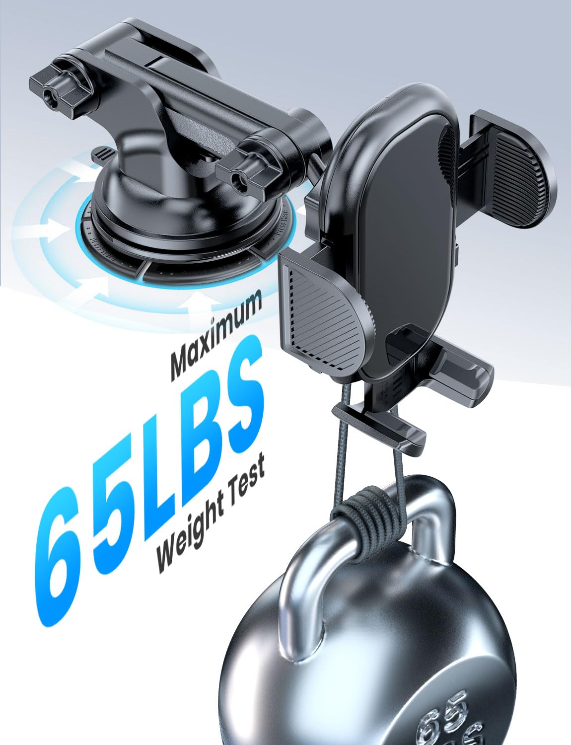 Esamcore Dashboard Sticky Pad [4-Pack], For Suction Cup Phone Mount [Diameter: 3.1   ] 3M Adhesive Pad Dash Mount Disk For Iphon