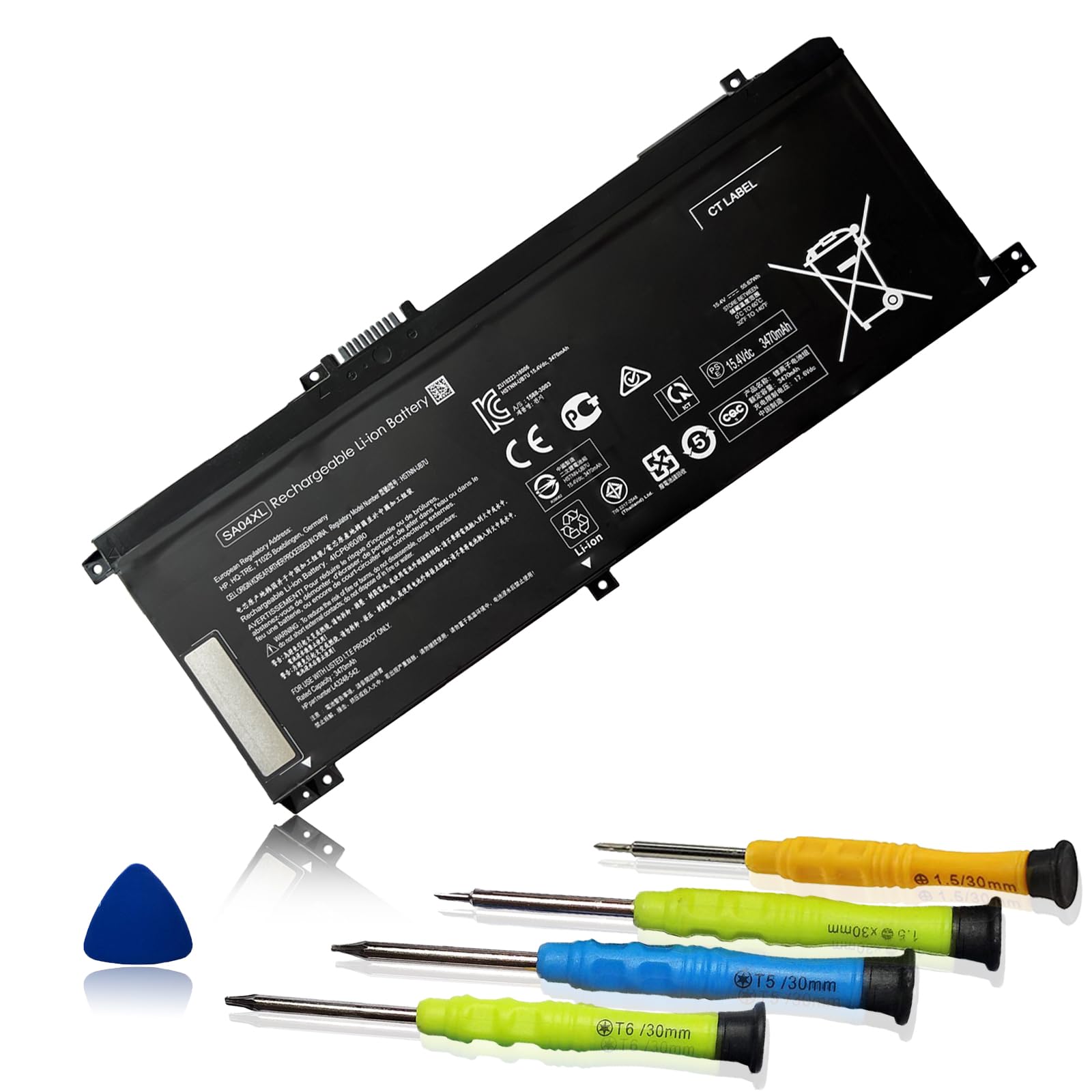Ouwee Sa04Xl Laptop Battery Compatible With Hp Envy X360 15 Dr 15 Dr0010Tx Series Notebook Hstnn Ob1F Hstnn Ob1G Hstnn Ub7U L432