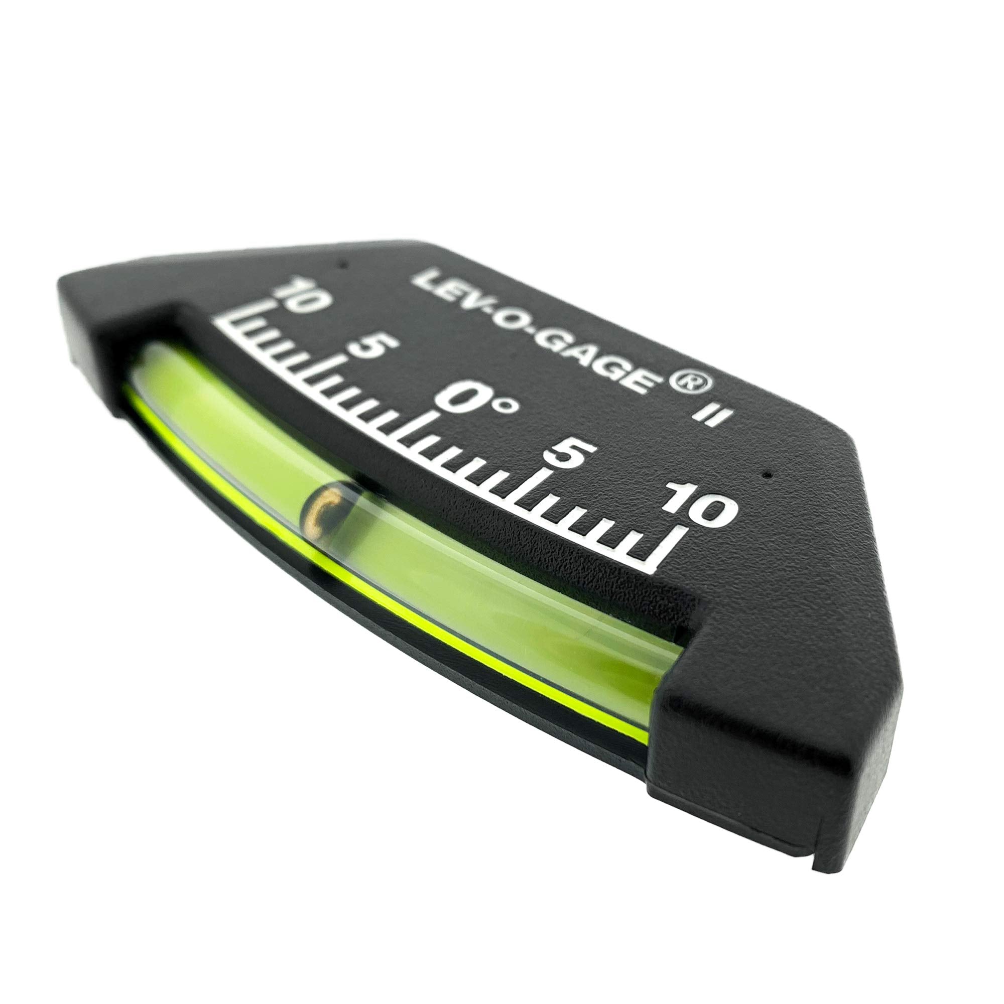 Sun Company Lev O Gage Ii   Marine Clinometer | Fore And Aft Trim Aid | Shatterproof Flex Tube Design Boat Clinometer