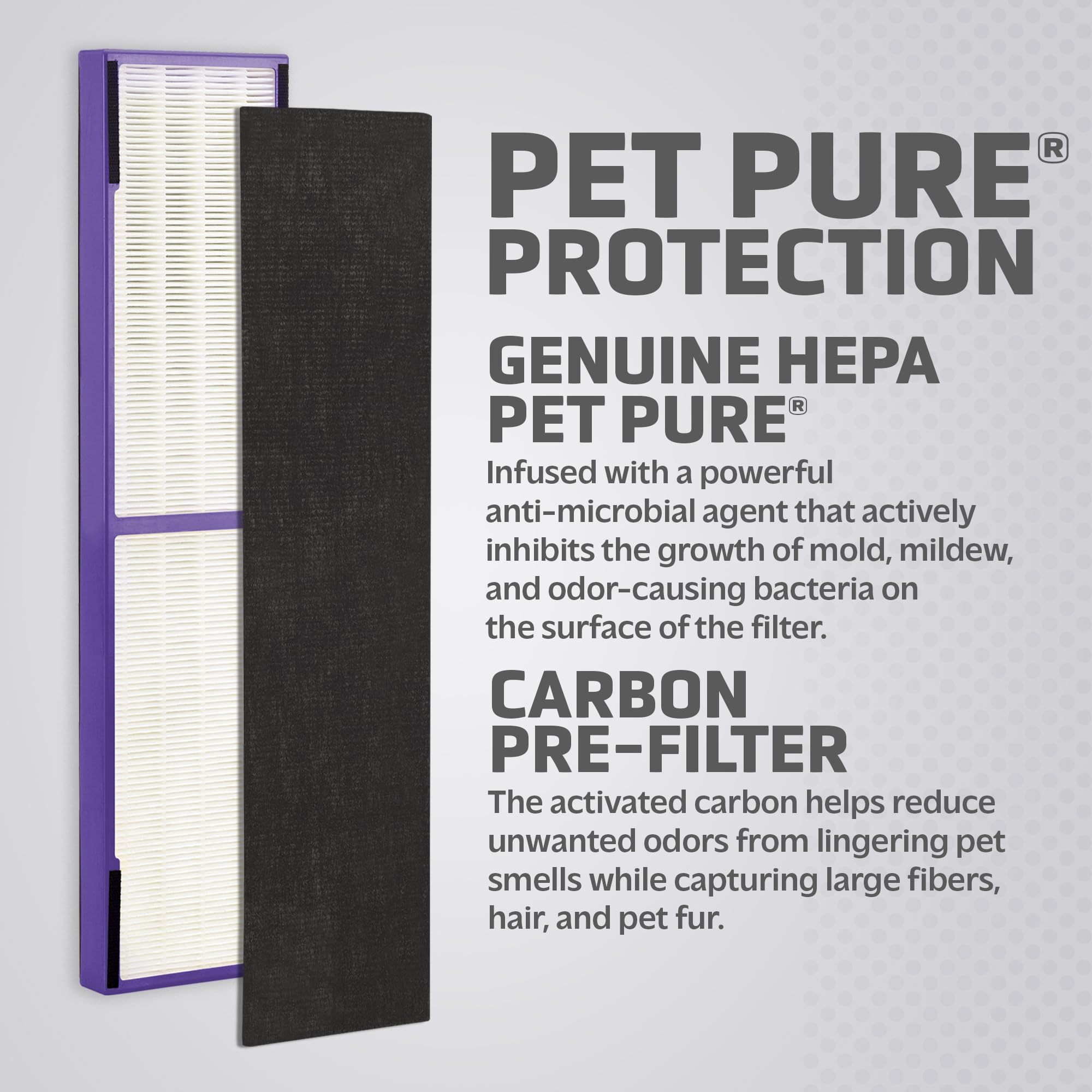 Germ Guardian Flt5250Pt True Hepa Genuine Air Purifier Replacement Filter C, With Pet Pure Treatment For Germguardian Ac5250Pt,