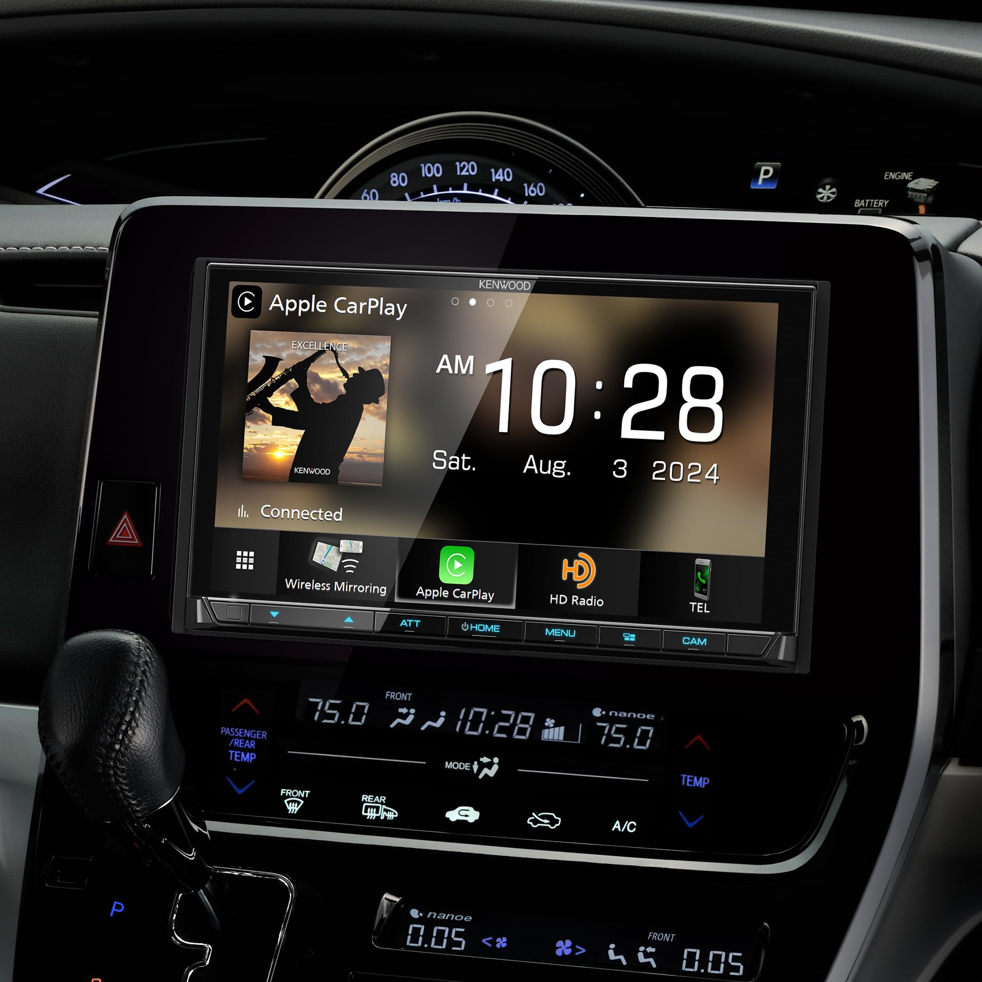 Kenwood Dmx958Xr Excelon Reference 6.8'' Full Hd Capacitive Touchscreen Car Stereo Receiver, Wireless Apple Carplay/Android Auto