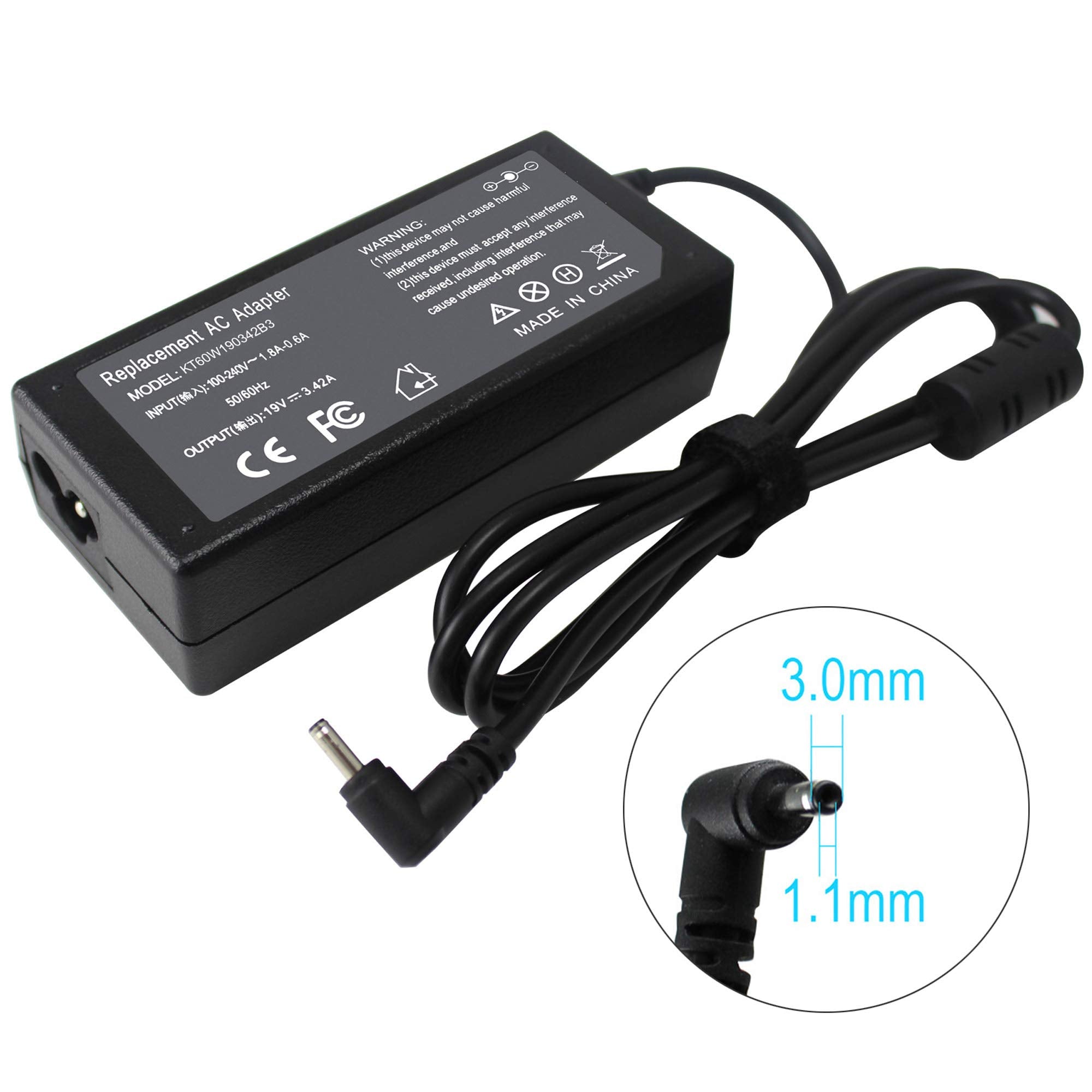 N15Q9 N15Q8 N16Q1 N16P3 N16P1 N19C4 Laptop Charger 65W For Acer Chromebook 11.6'' C720 C720P C731 C738T C740 C670 Cb3 111 Cb3 43