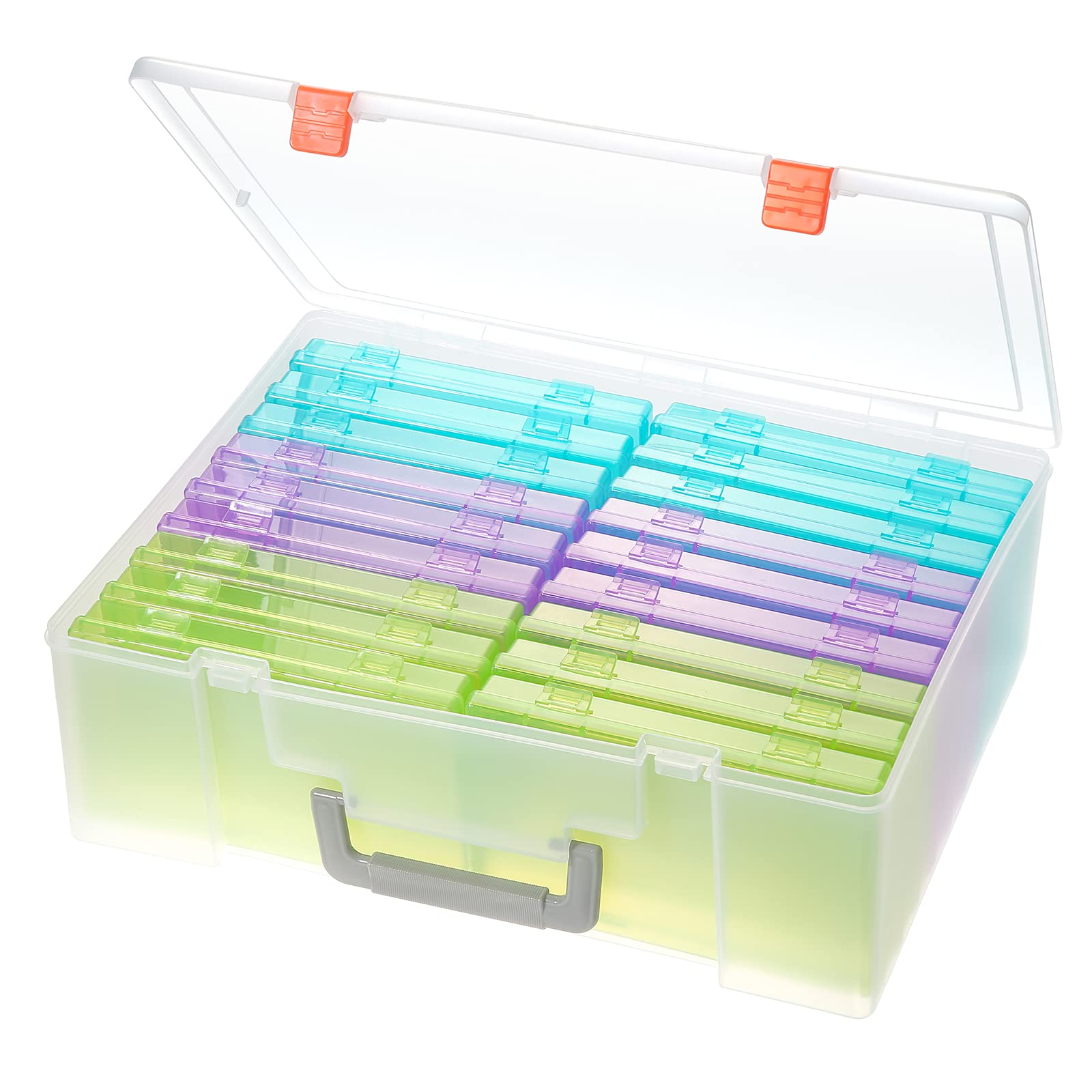 Photo Storage Box 4X6, 18 Inner Extra Large Photo Case Large Photo Organizer Acid Free Photo Box Storage Photo Keeper Photo Stor