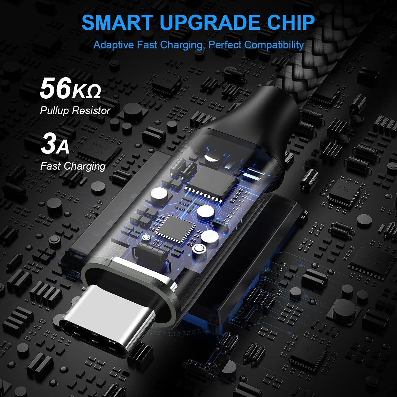 Etguuds Long Usb Type C Cable 15Ft, Usb A 2.0 To Usb C Cable Fast Charge Nylon Braided Charger Cord Compatible With Samsung Gala