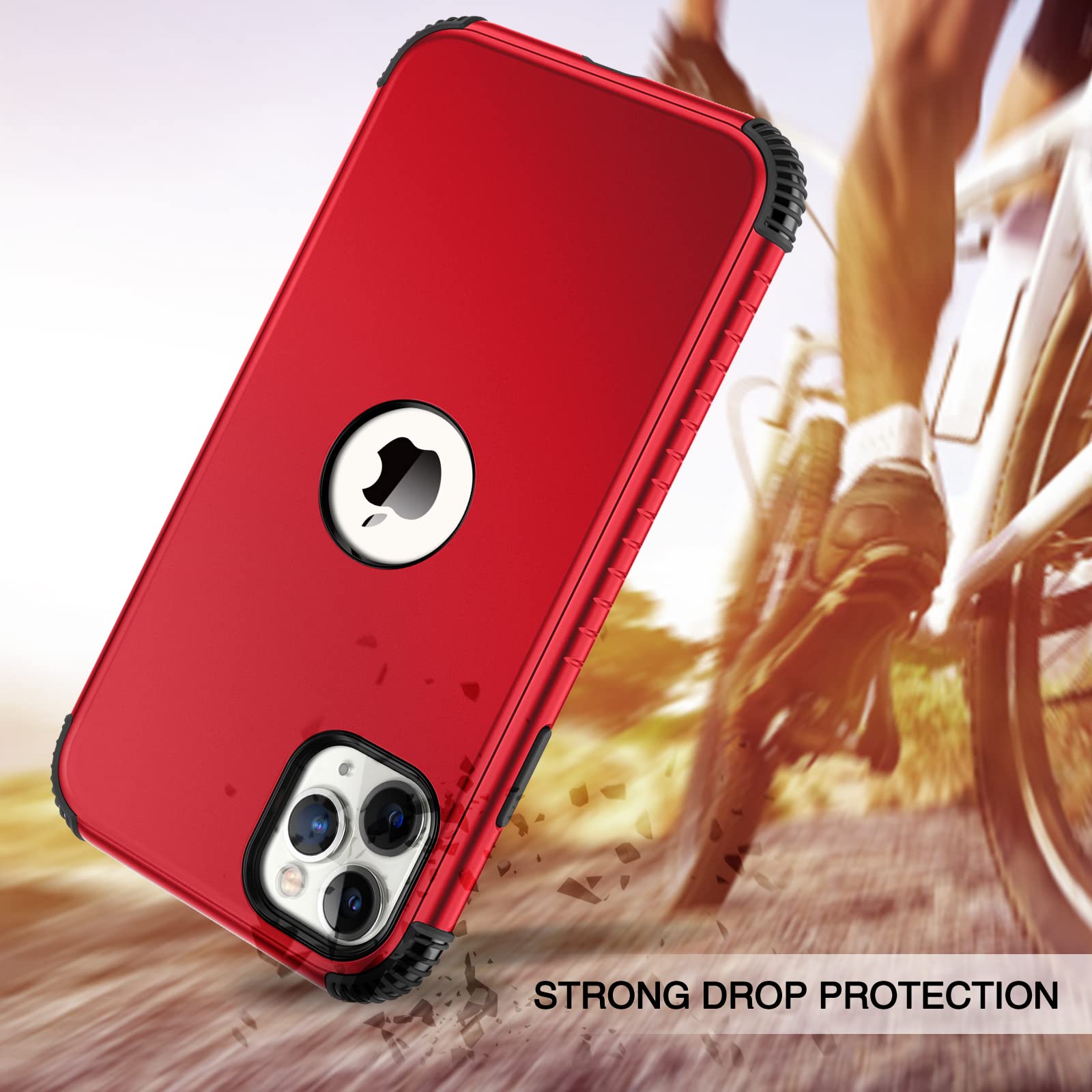 Bentoben Compatible With Iphone 11 Pro Max Case, 2 In 1 Heavy Duty Rugged Hybrid Shockproof Soft Tpu Bumper Hard Pc Non Slip Pro