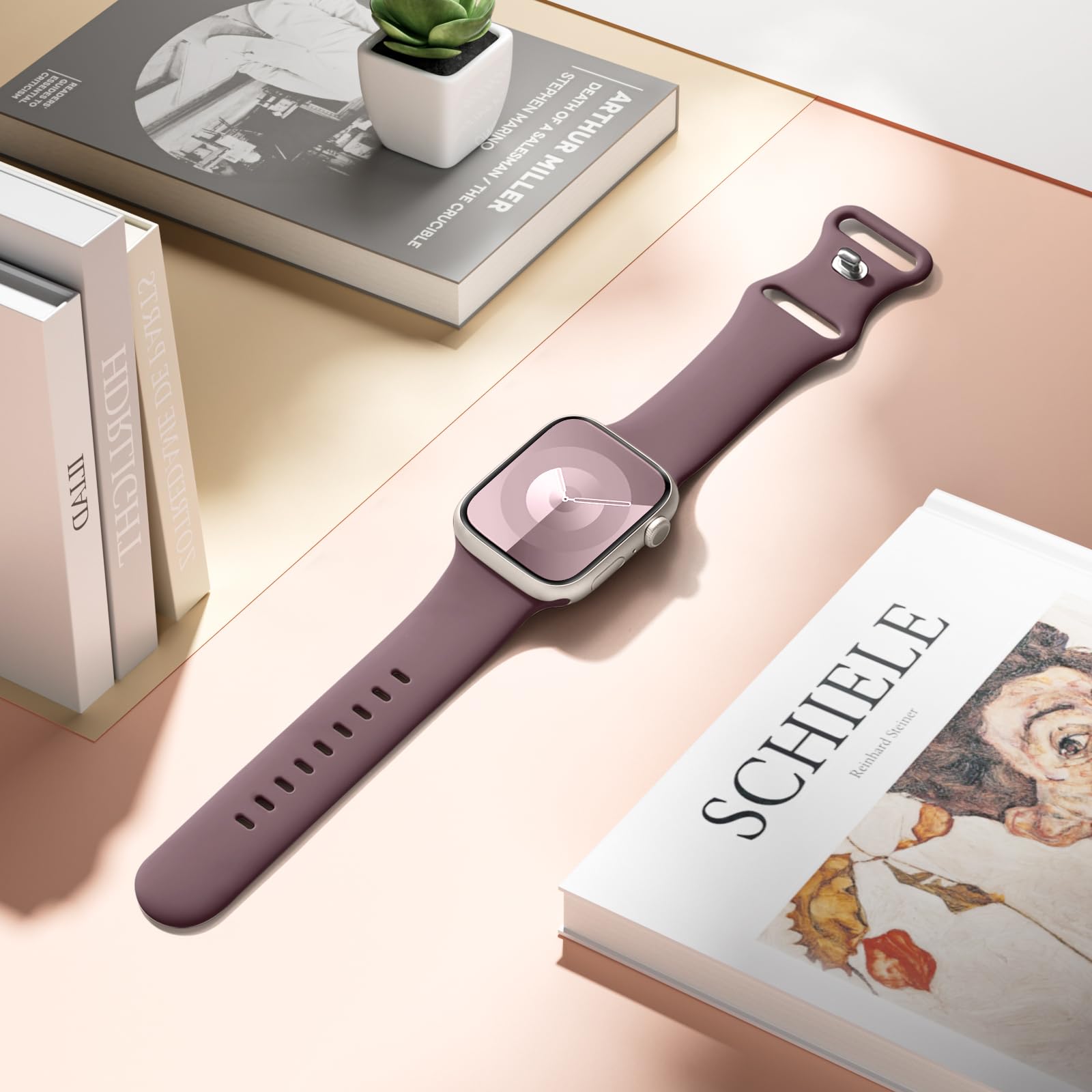 Daqin Sport Band Compatible With Apple Watch Band 40Mm 38Mm 41Mm 42Mm 44Mm 45Mm 46Mm 49Mm Women Men, Soft Silicone Waterproof St